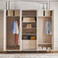 Samantha 6-Door Wardrobe with Drawers-furniture-bedroom-wardrobes-image-4
