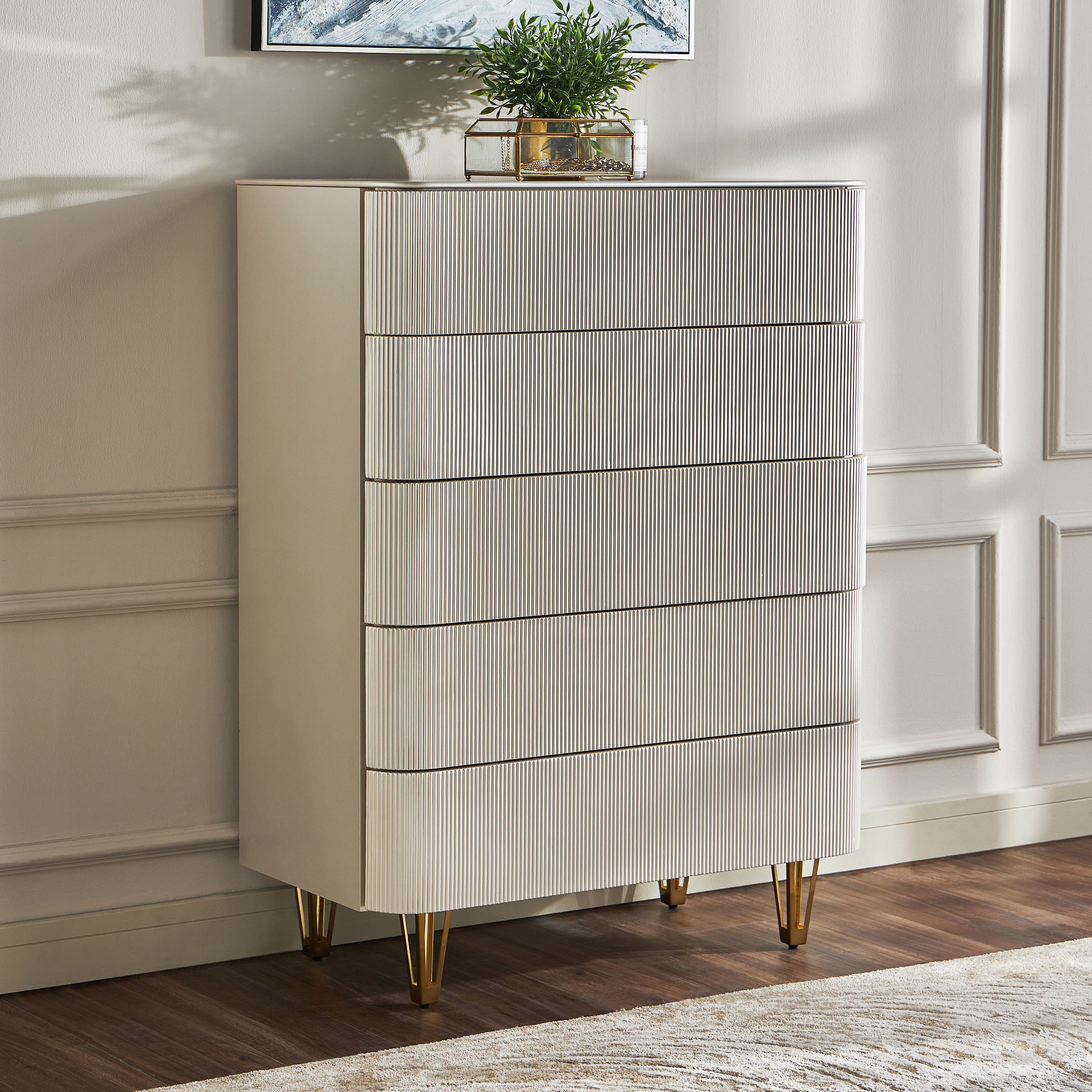 Shop Samantha Chest of 5-Drawers | Homecentre Kuwait