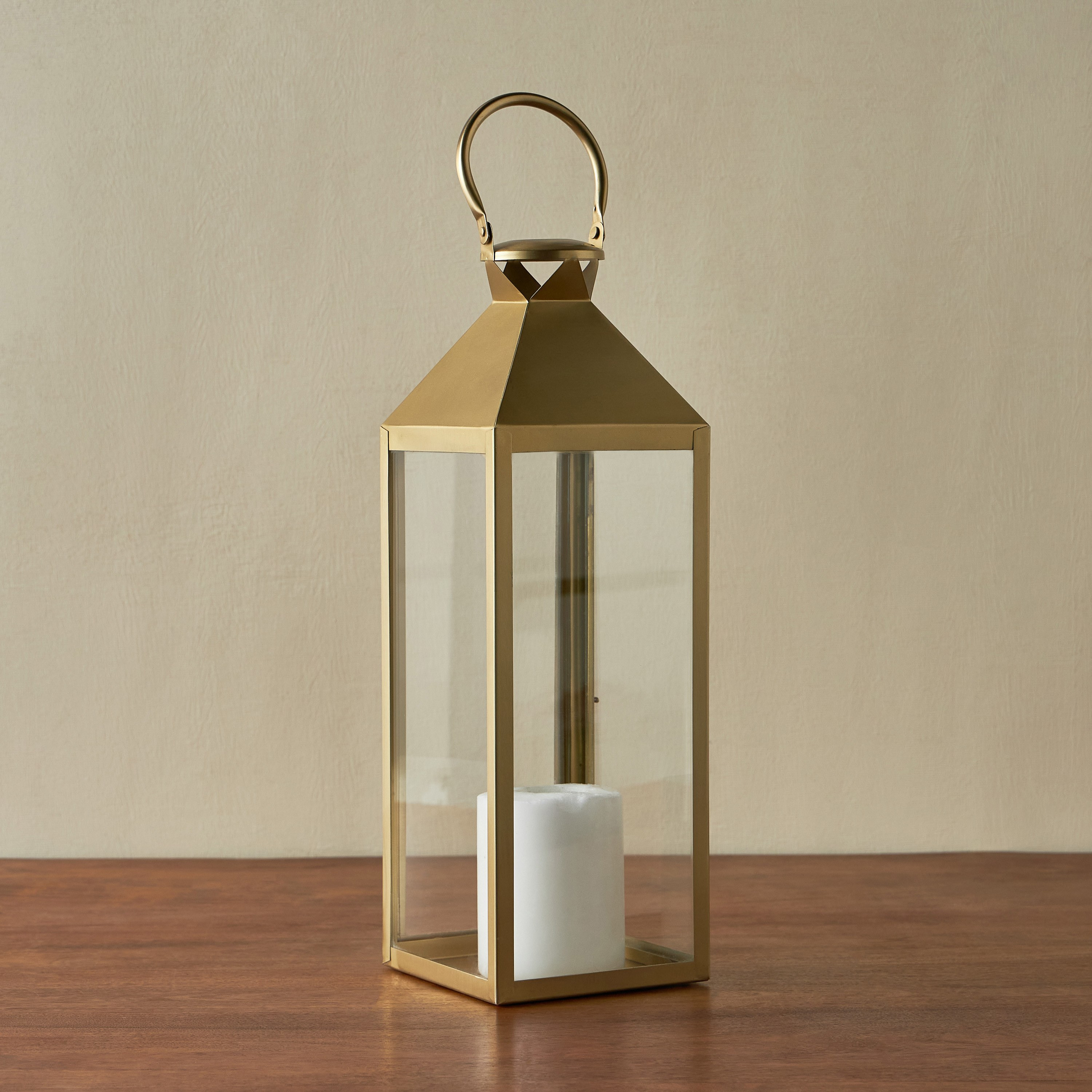 Ollie Metal Dome Top Lantern - 52 cm-household-decor-candleholdersandlanterns-image-1