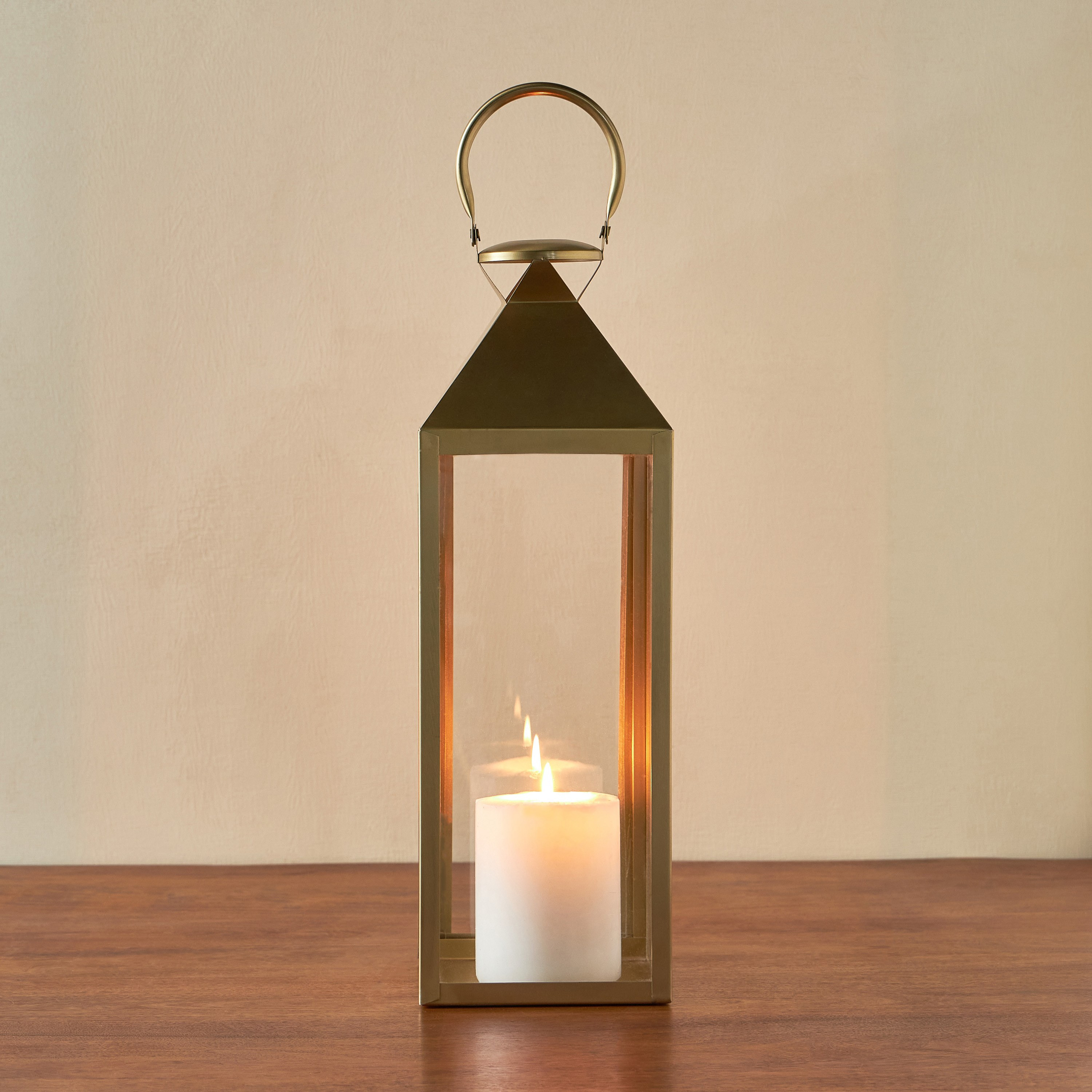Ollie Metal Dome Top Lantern - 52 cm-household-decor-candleholdersandlanterns-image-2