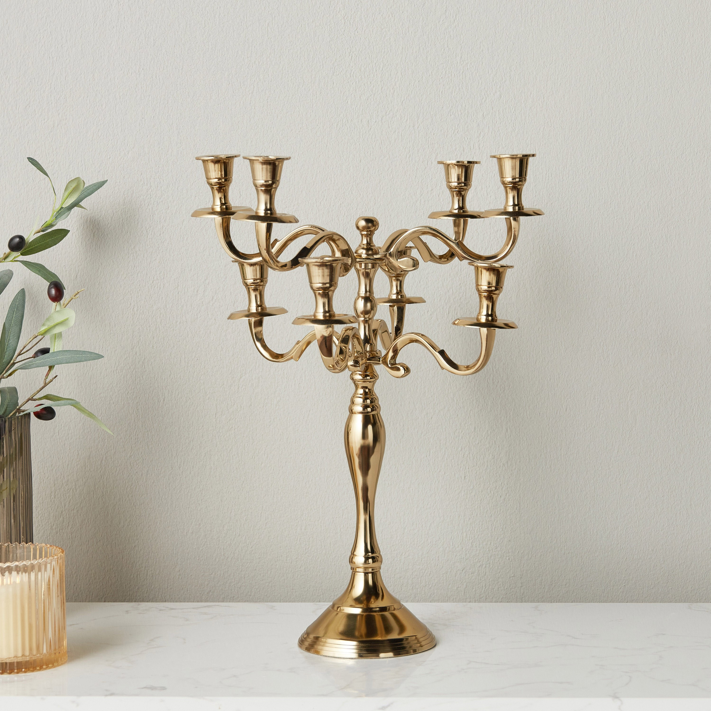 Essential 8-Arm Taper Candelabra-household-decor-candleholdersandlanterns-image-1