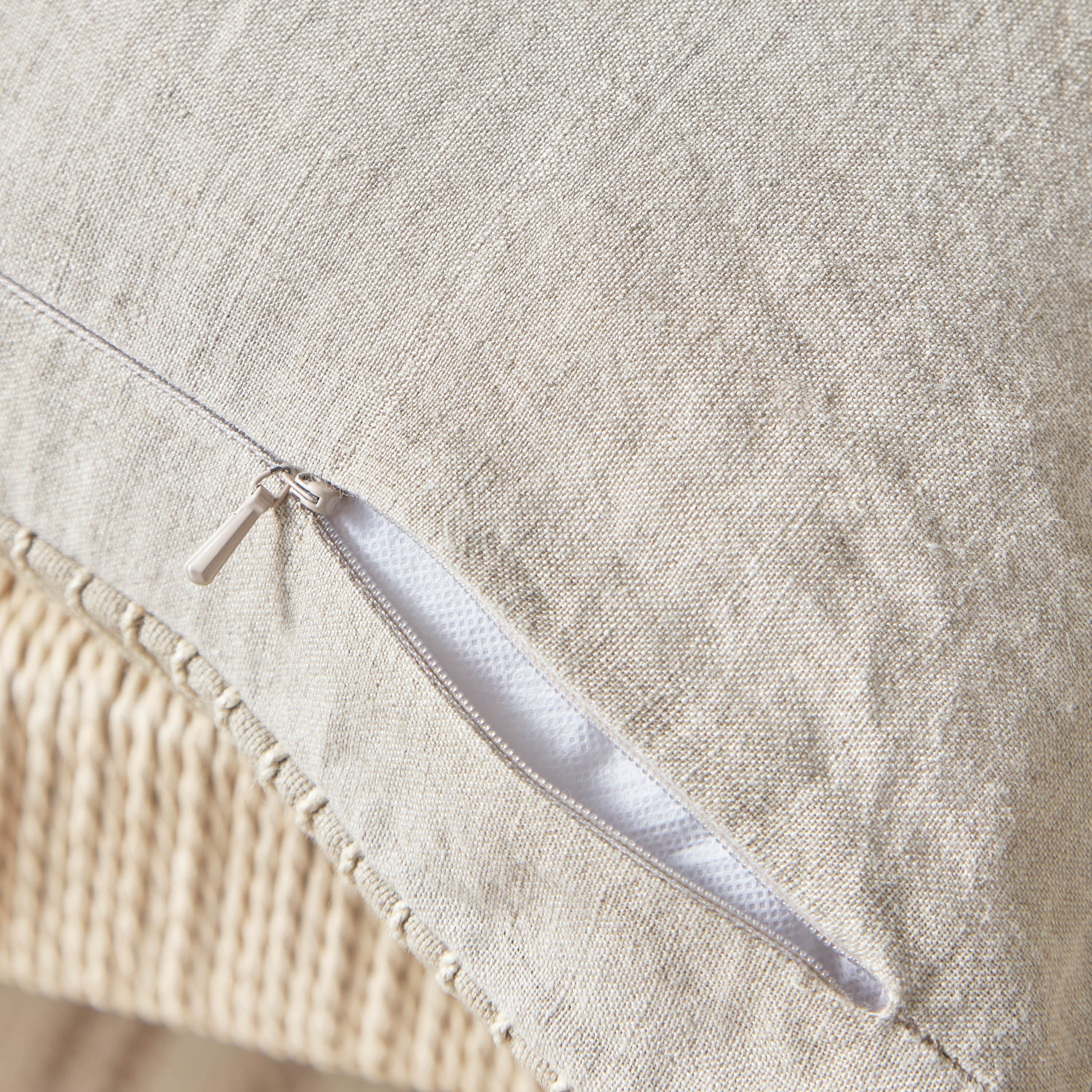 Miray Embroidered Filled Cushion - 50x50 cm-household-cushionsandthrows-filledcushions-decorativecushions-image-3