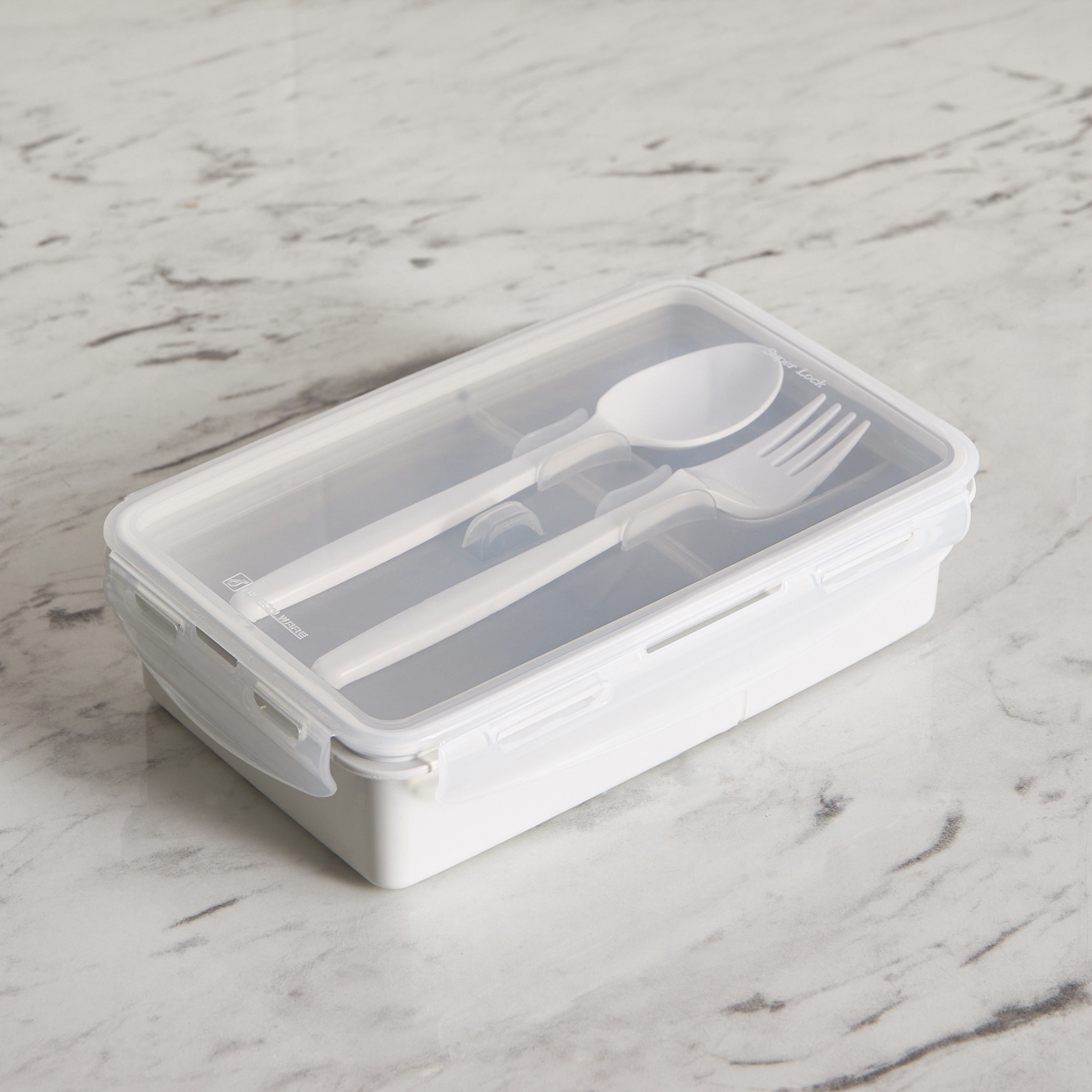 Super Lock Lunch Box with Fork and Spoon-household-kitchen-foodstorage-pantryandstorage-image-1
