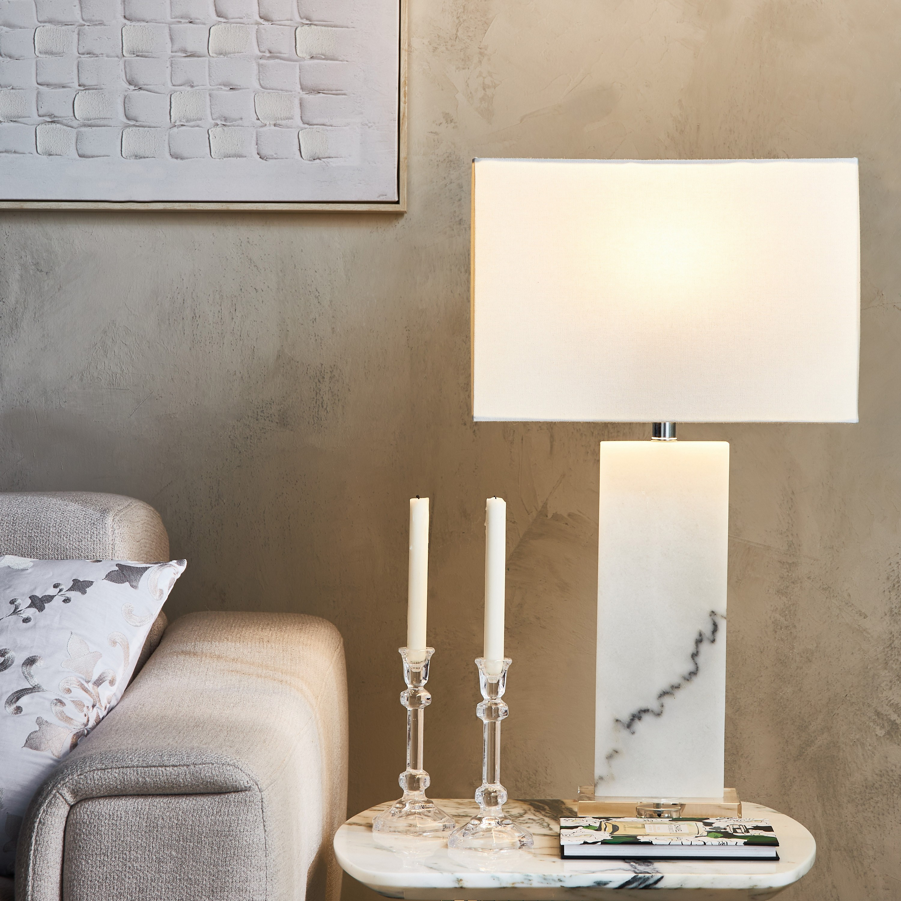Adal Marble Table Lamp - 73 cm-household-lighting-tableanddesklamps-image-5