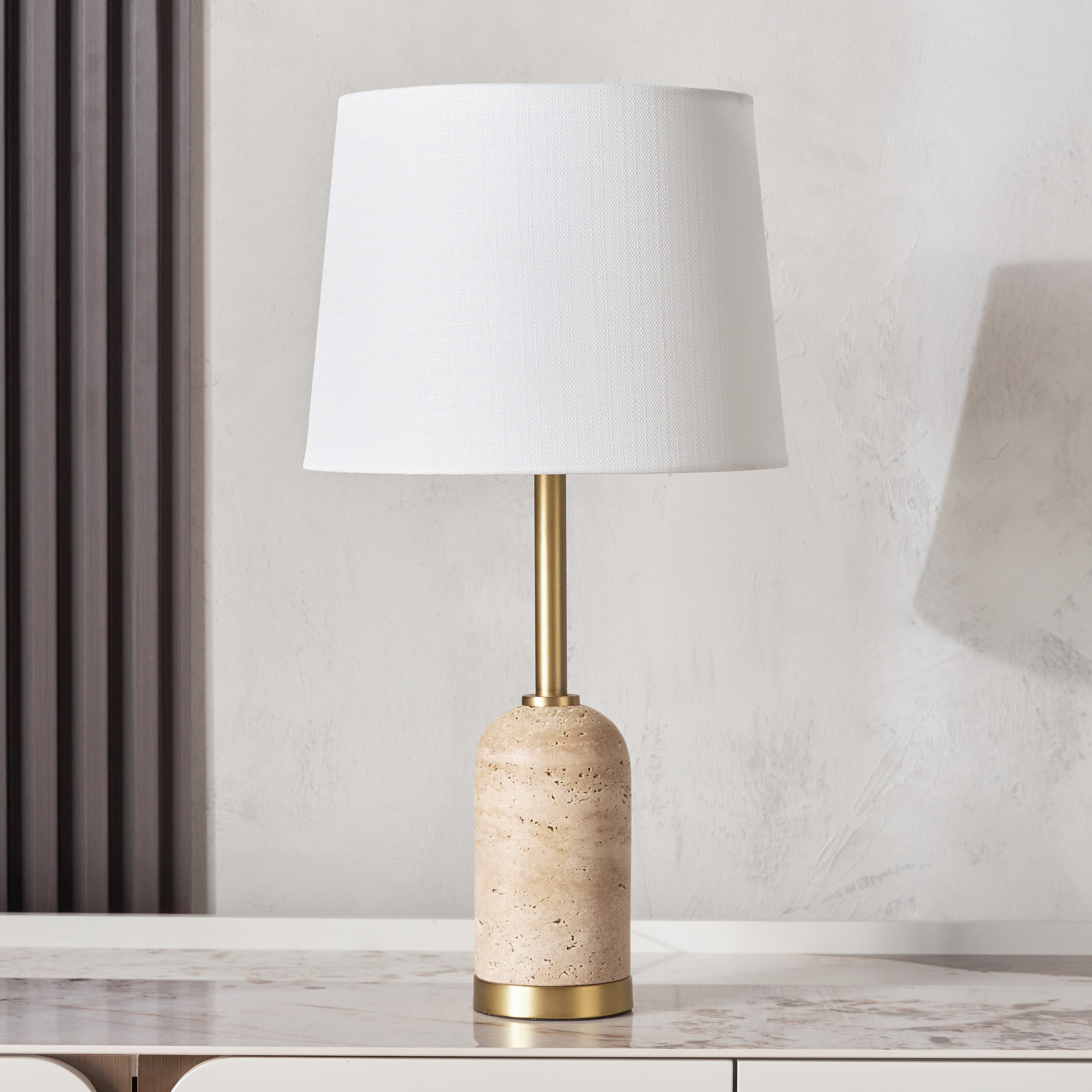 مصباح طاولة رخام - كارنيجيا - 65 سم-household-lighting-tableanddesklamps-image-1