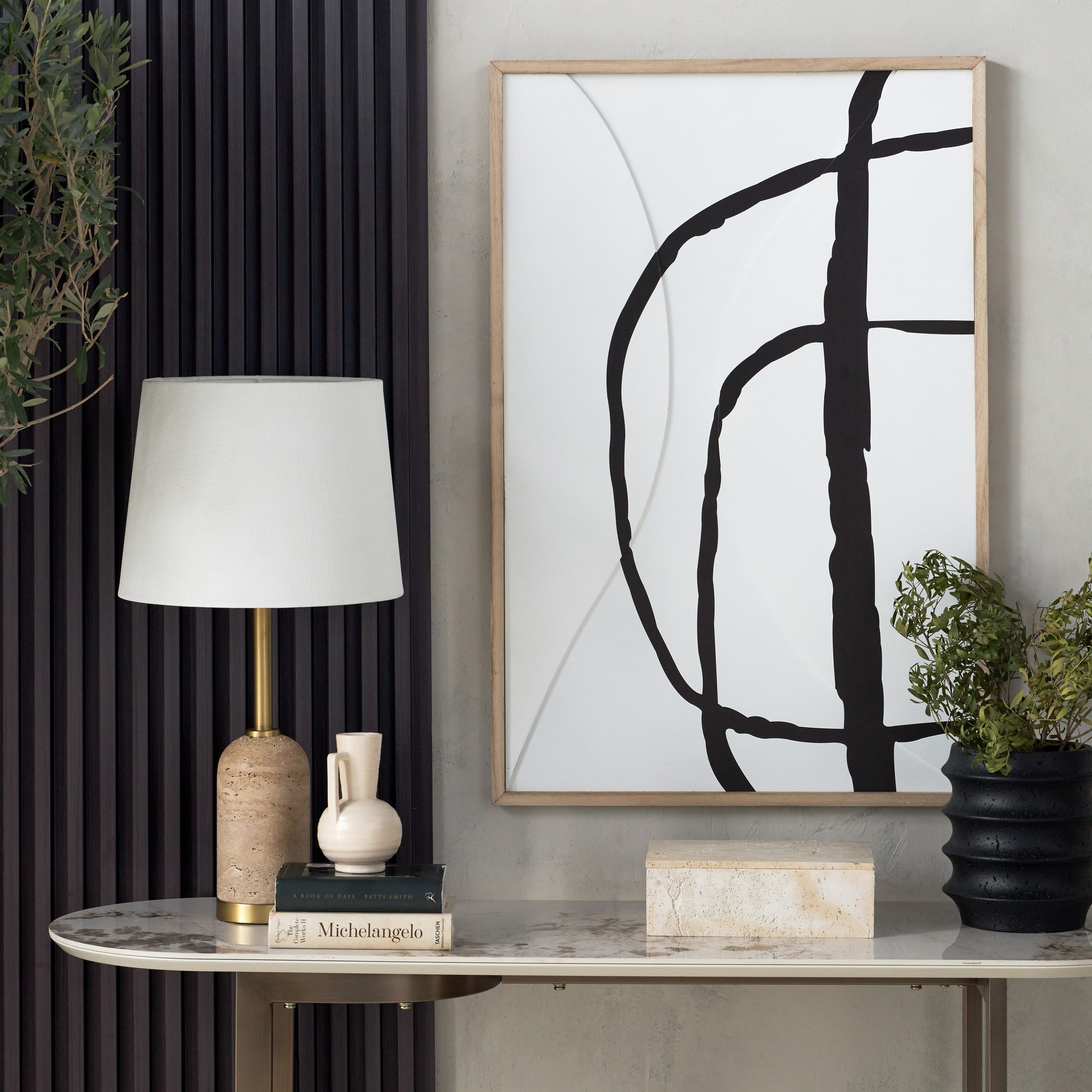 مصباح طاولة رخام - كارنيجيا - 65 سم-household-lighting-tableanddesklamps-image-4