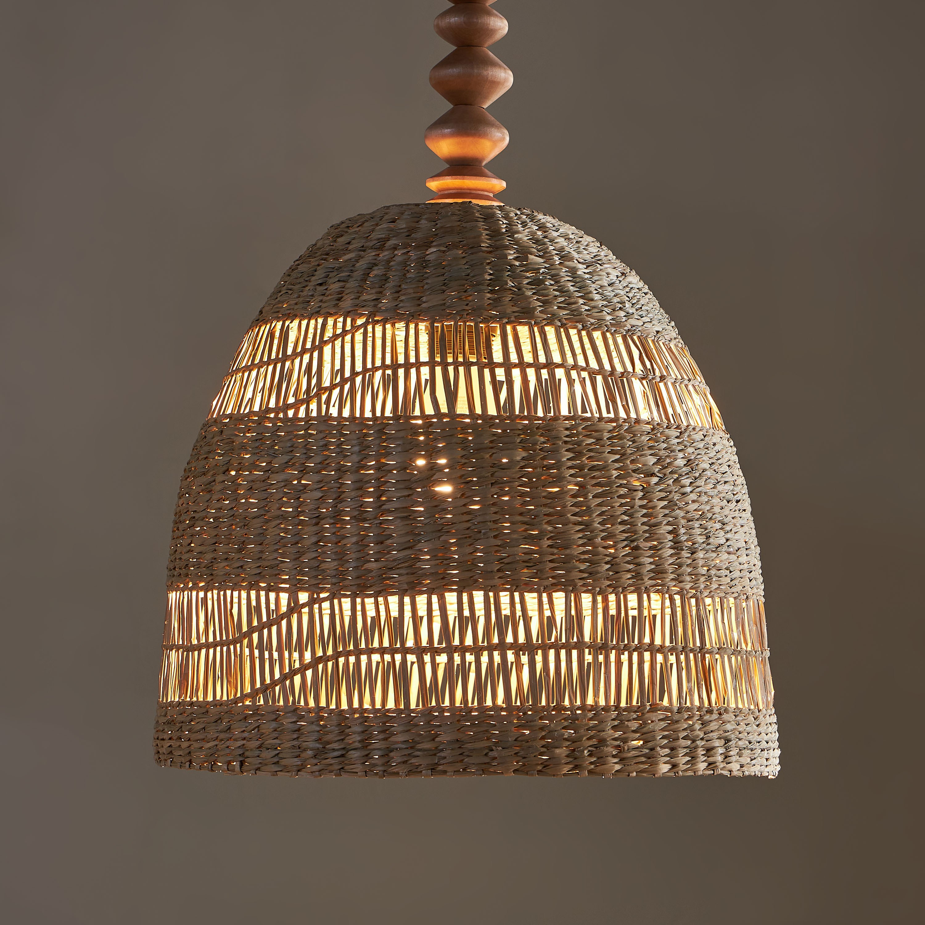 Mix and Match Sedge Grass Ceiling Lamp Shade - 34 cm-household-lighting-ceilinglamps-pendantlamps-image-2