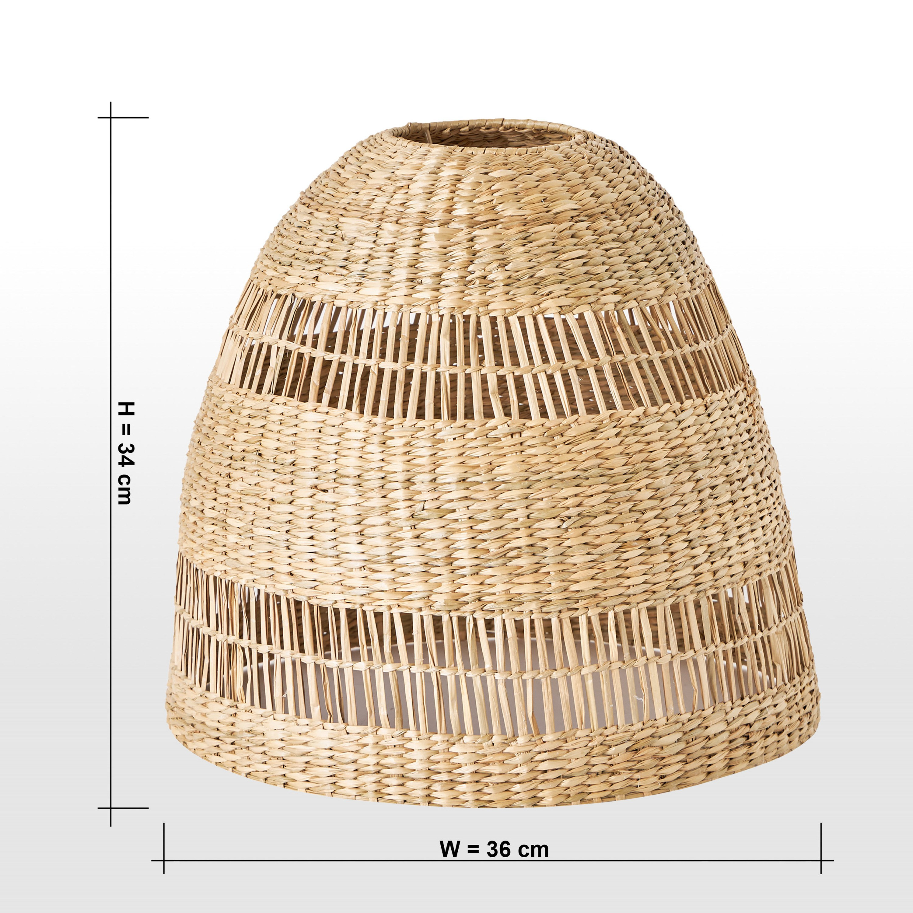 Mix and Match Sedge Grass Ceiling Lamp Shade - 34 cm-household-lighting-ceilinglamps-pendantlamps-image-5