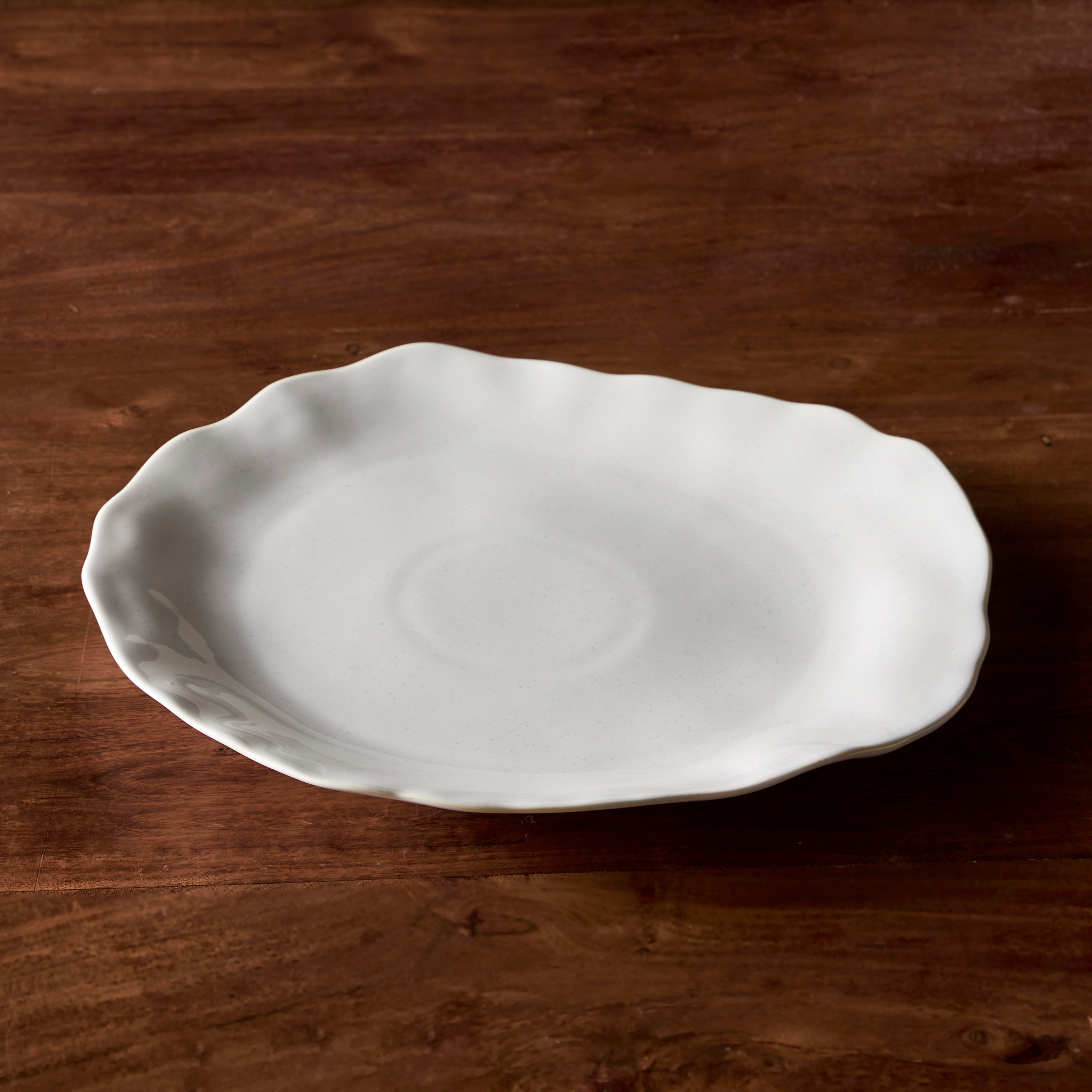 Coral Ceramic Serving Platter - 35 cm-household-giftingaccessories-giftings-image-1