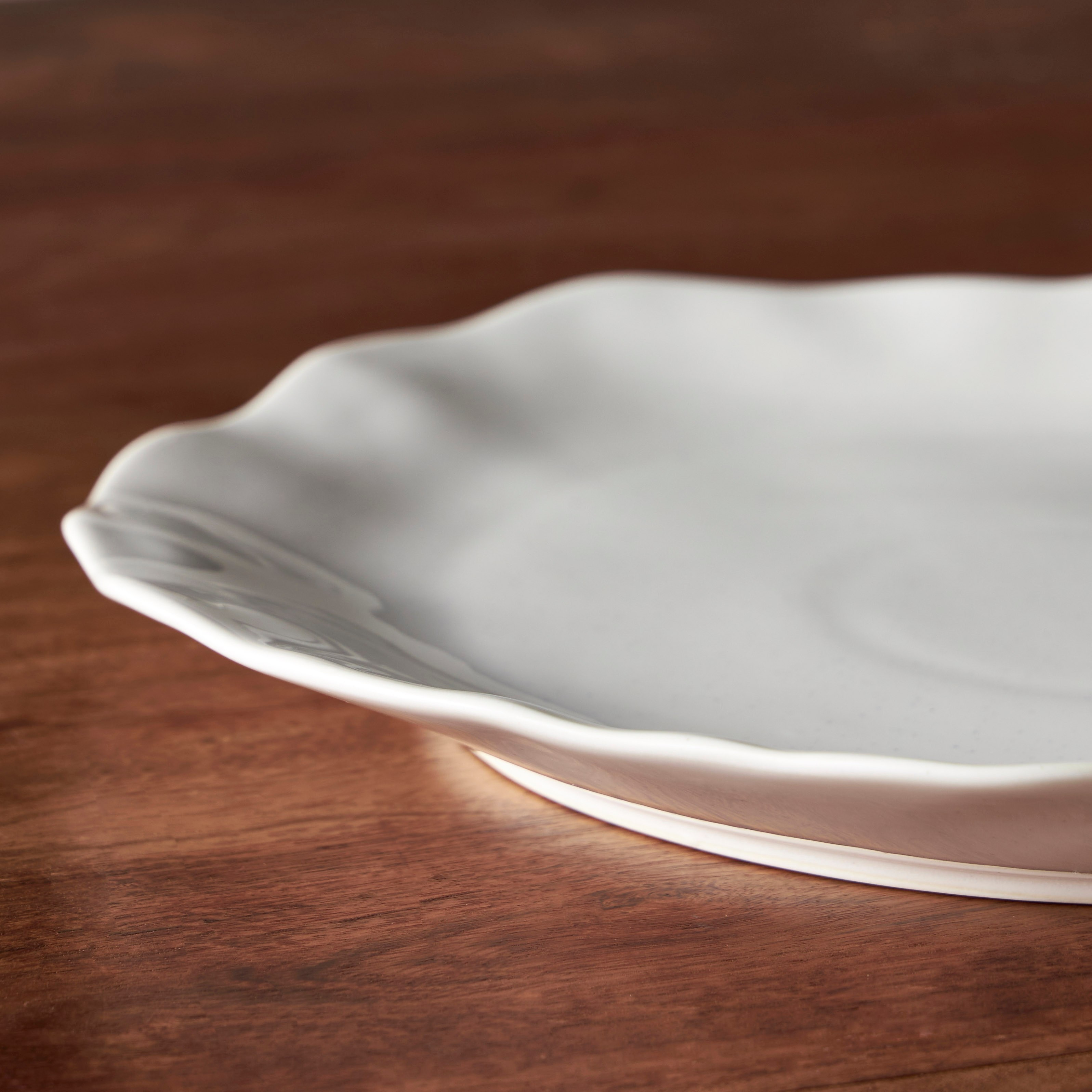 Coral Ceramic Serving Platter - 35 cm-household-giftingaccessories-giftings-image-2