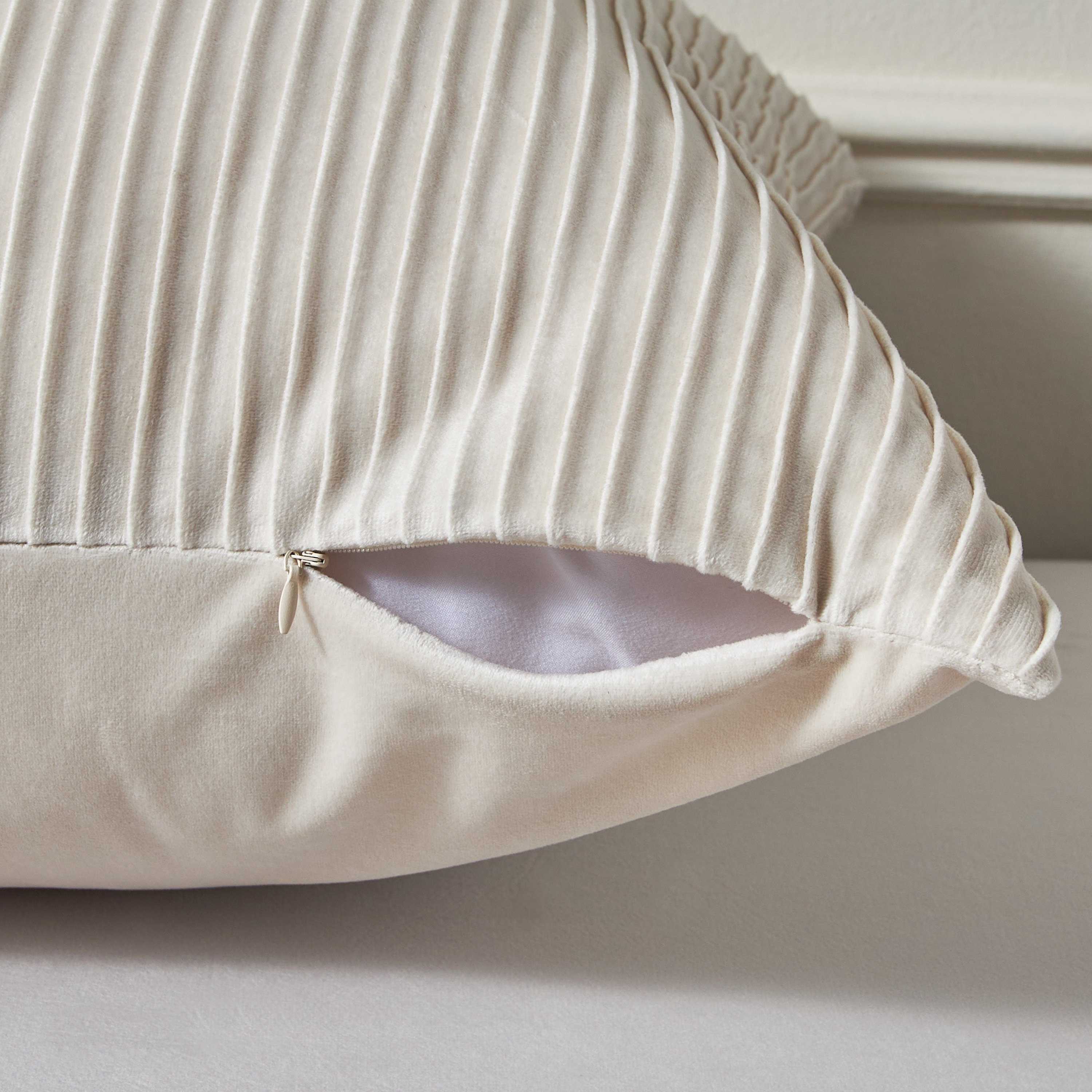 Avon Pleated Cushion Cover - 65x65 cm-household-cushionsandthrows-cushioncovers-image-3