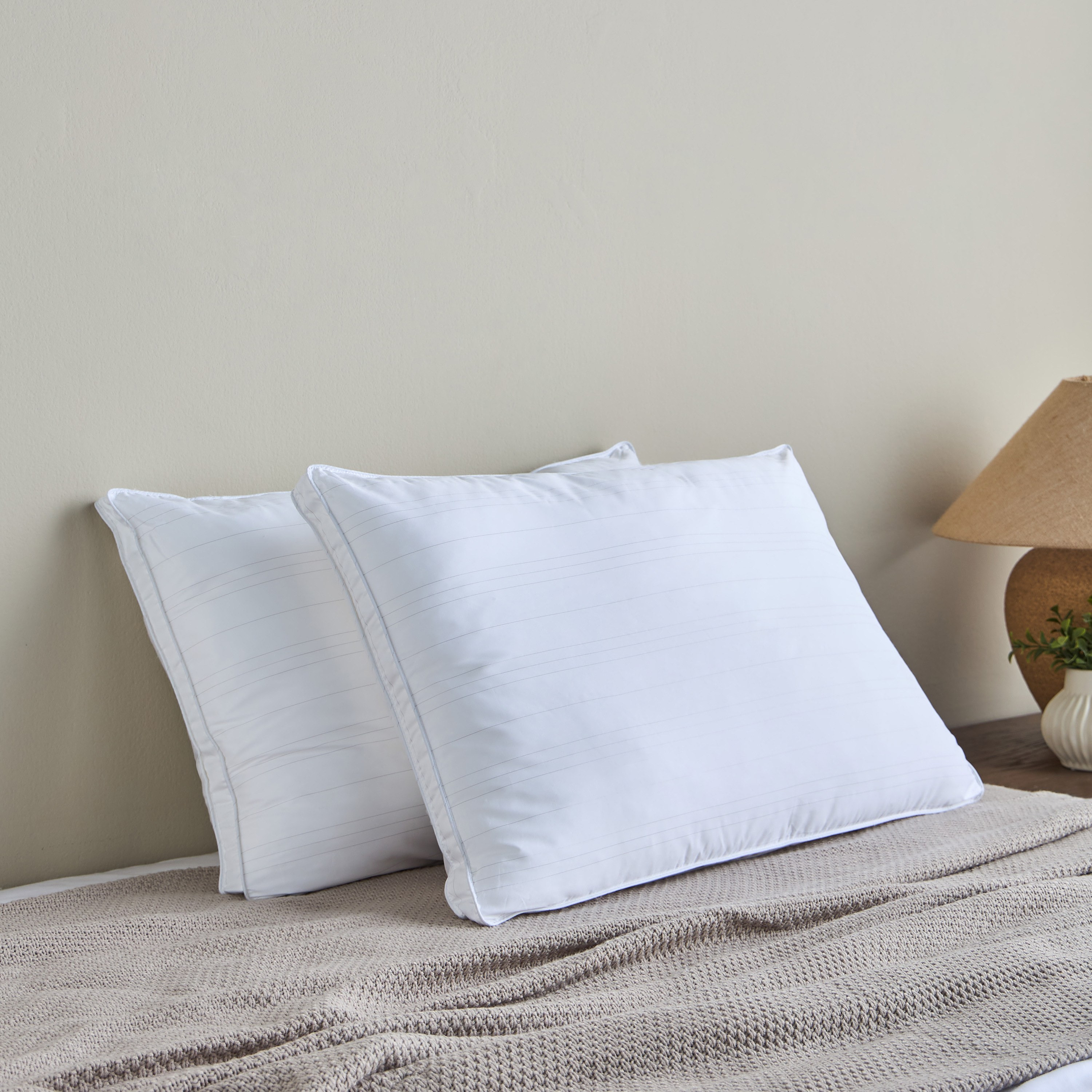 Argent Silver Ion Down Alternative Anti-Bacterial Standard Pillow - 50x75 cm
