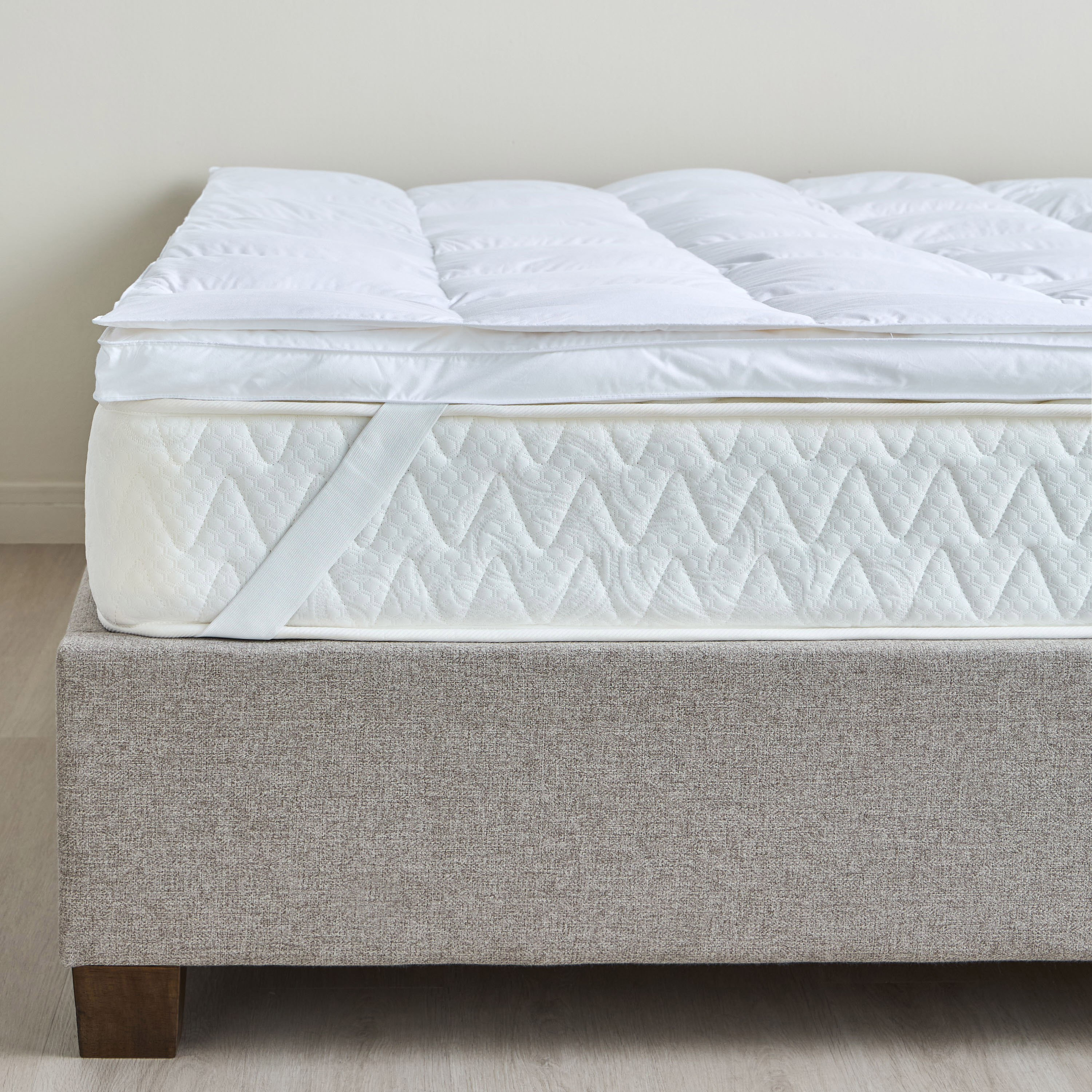 Dawn Down and Memory Fibre Mattress Topper - 90x200 cm-household-bedding-mattresstoppersandprotectors-mattresstoppers-image-1