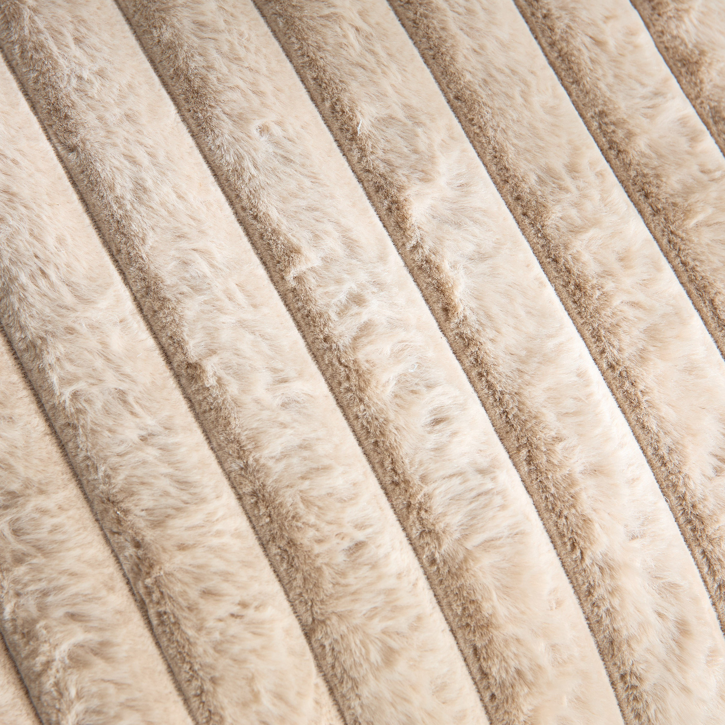 Carrera Faux Fur Filled Cushion - 48x48 cm-household-cushionsandthrows-filledcushions-decorativecushions-image-2