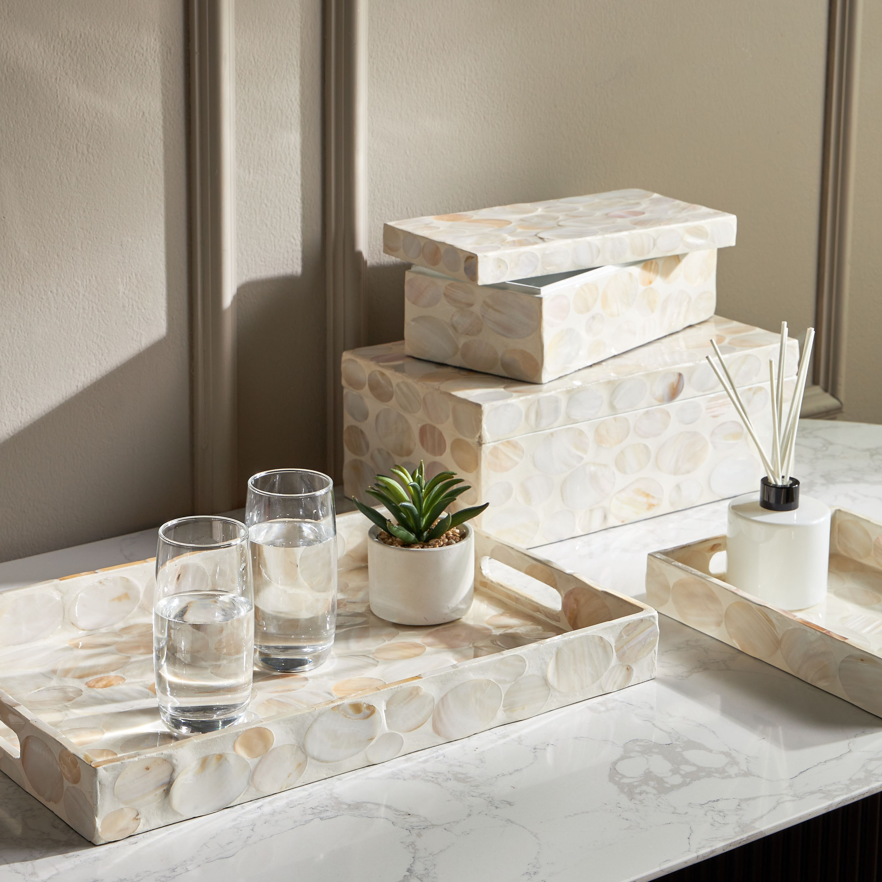 Pebble Decorative Tray-household-decor-boxesandtrays-image-3