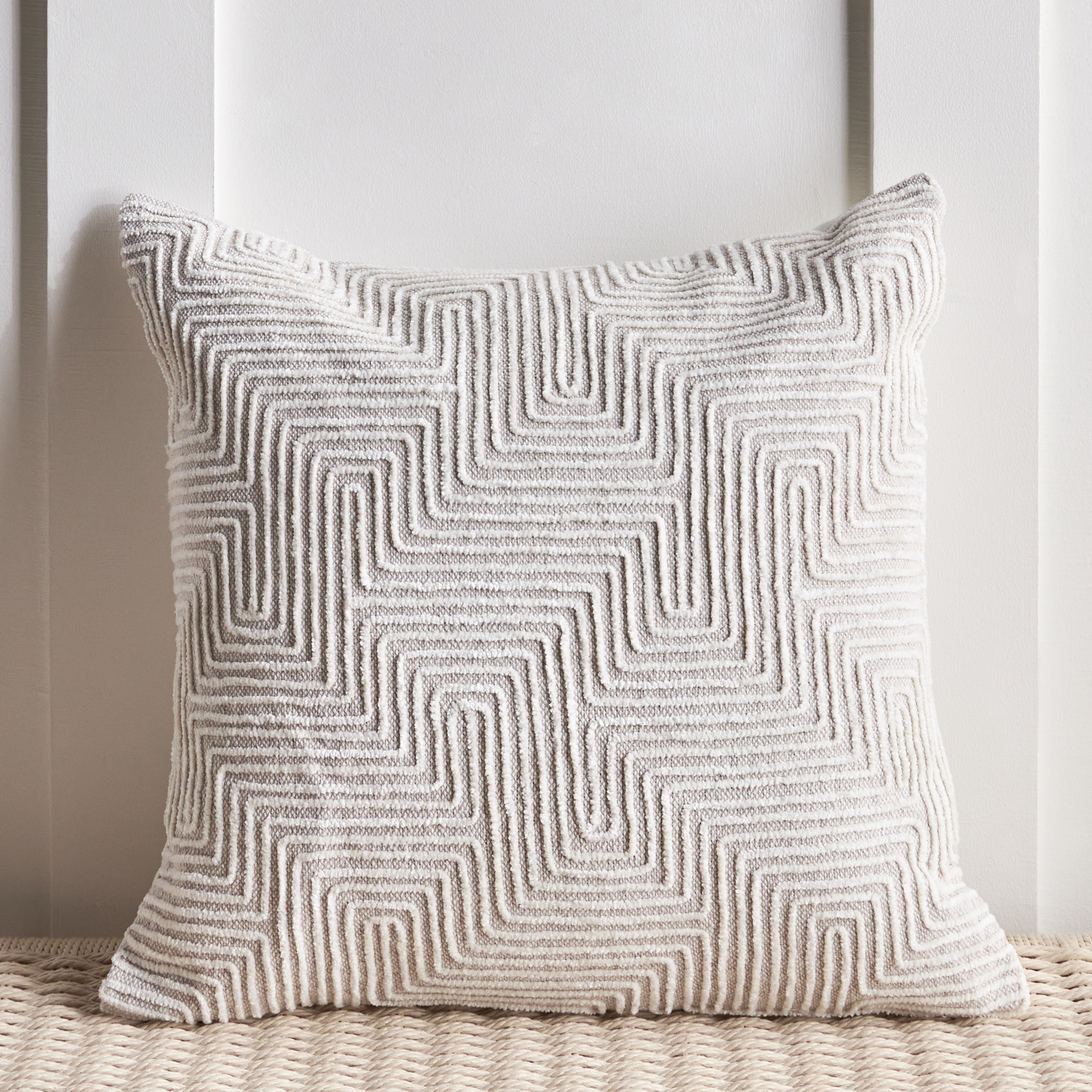 Emir Embroidered Filled Cushion - 50x50 cm