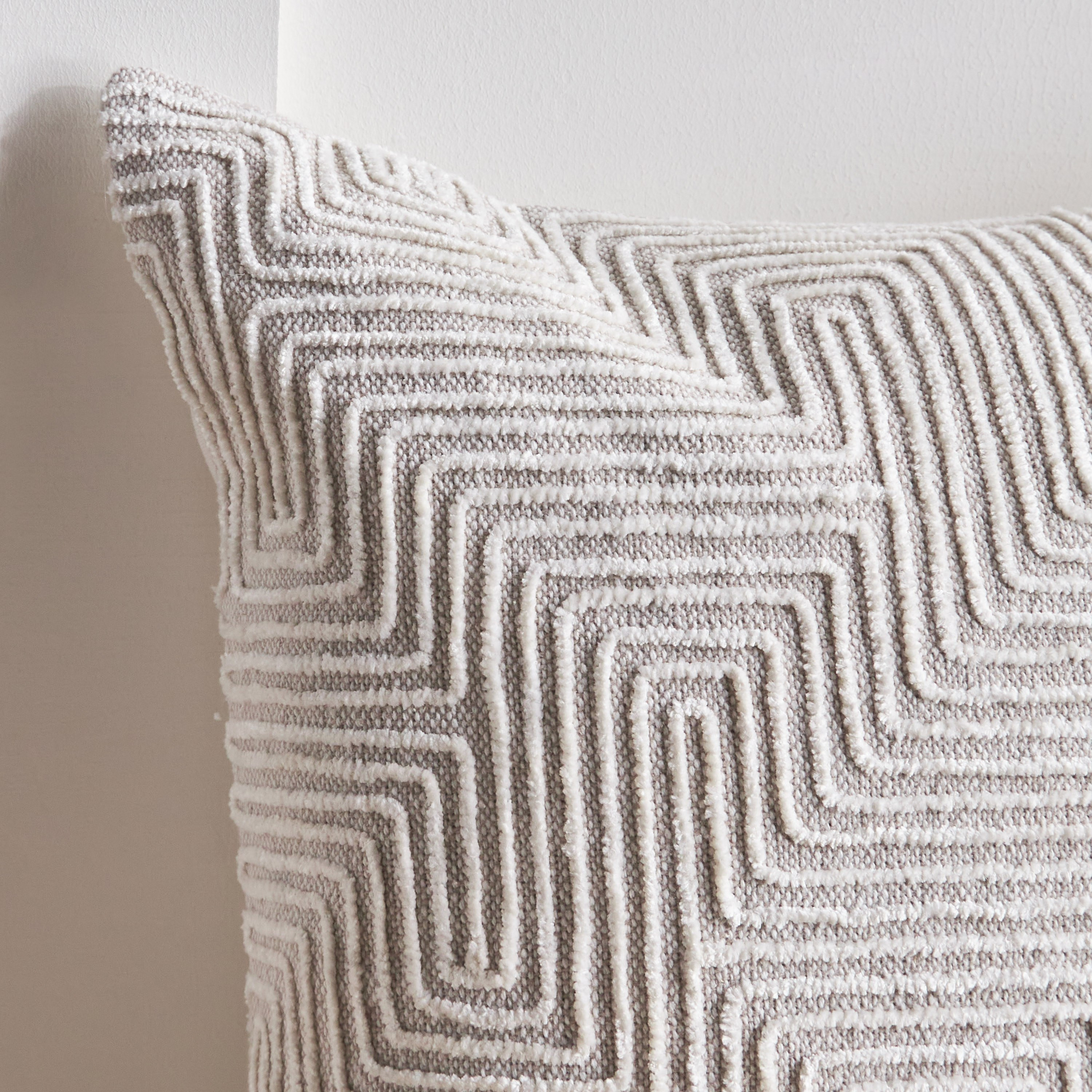 Emir Embroidered Filled Cushion - 50x50 cm-household-cushionsandthrows-filledcushions-decorativecushions-image-2