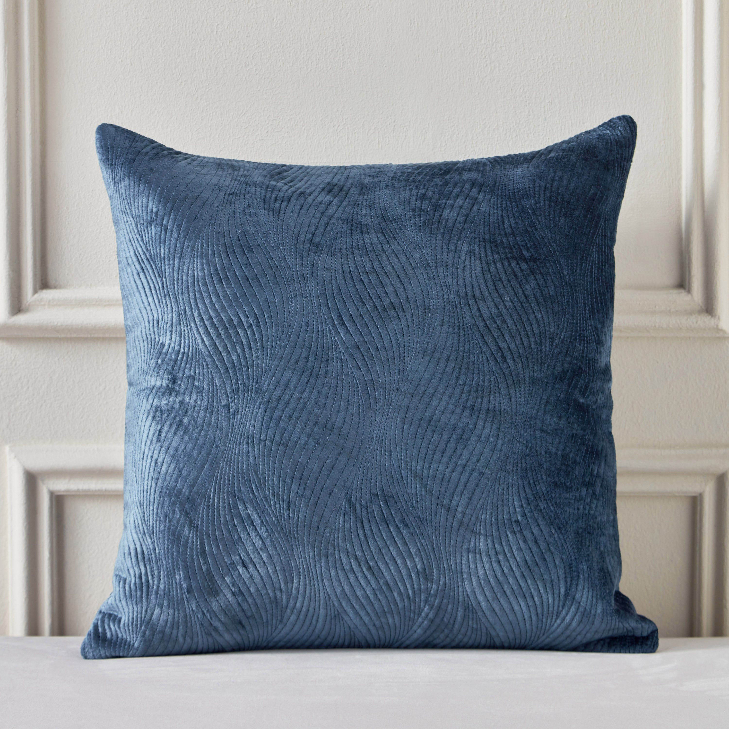 Merve Quilted Filled Cushion - 50x50 cm-household-cushionsandthrows-filledcushions-decorativecushions-image-1