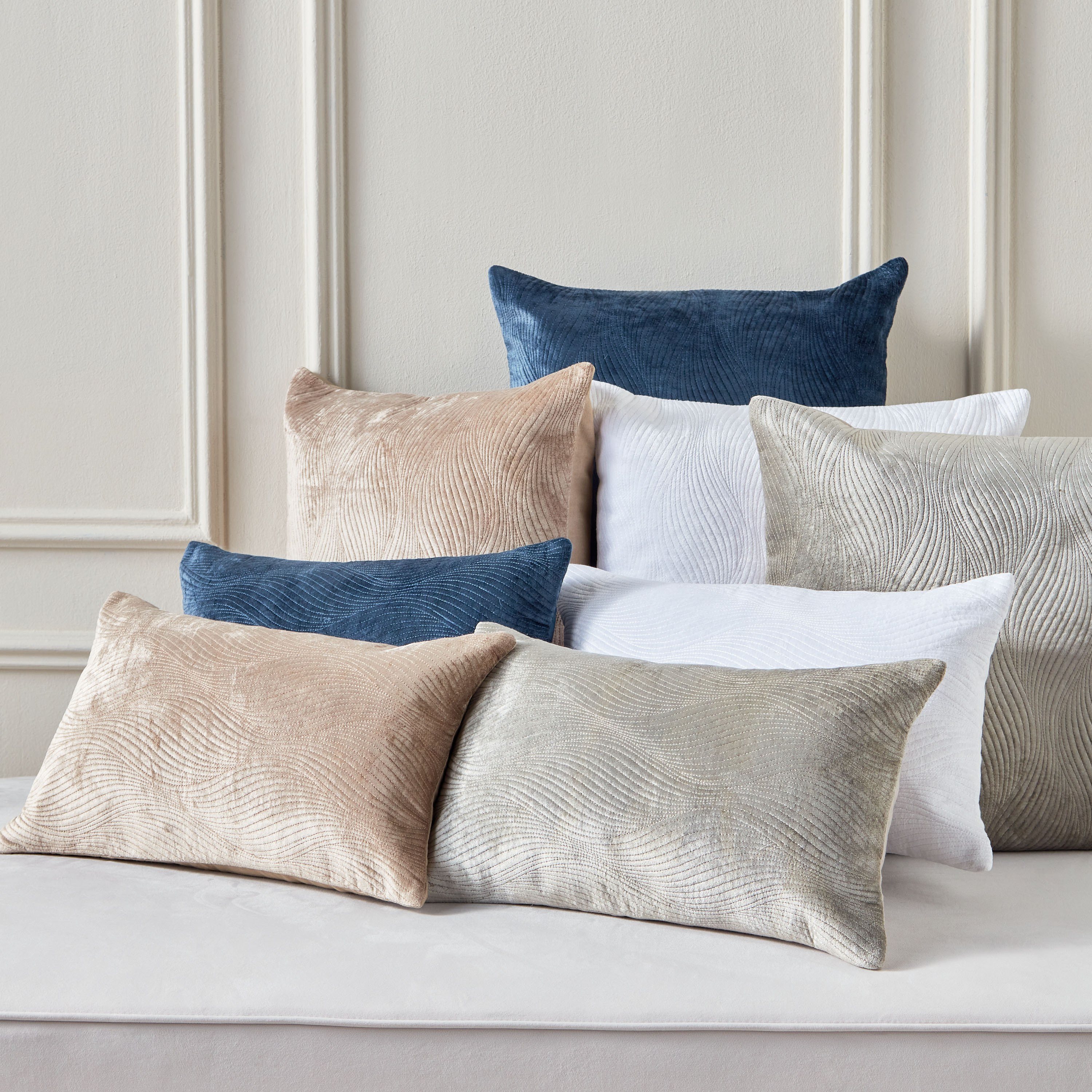Merve Quilted Filled Cushion - 50x50 cm-household-cushionsandthrows-filledcushions-decorativecushions-image-4