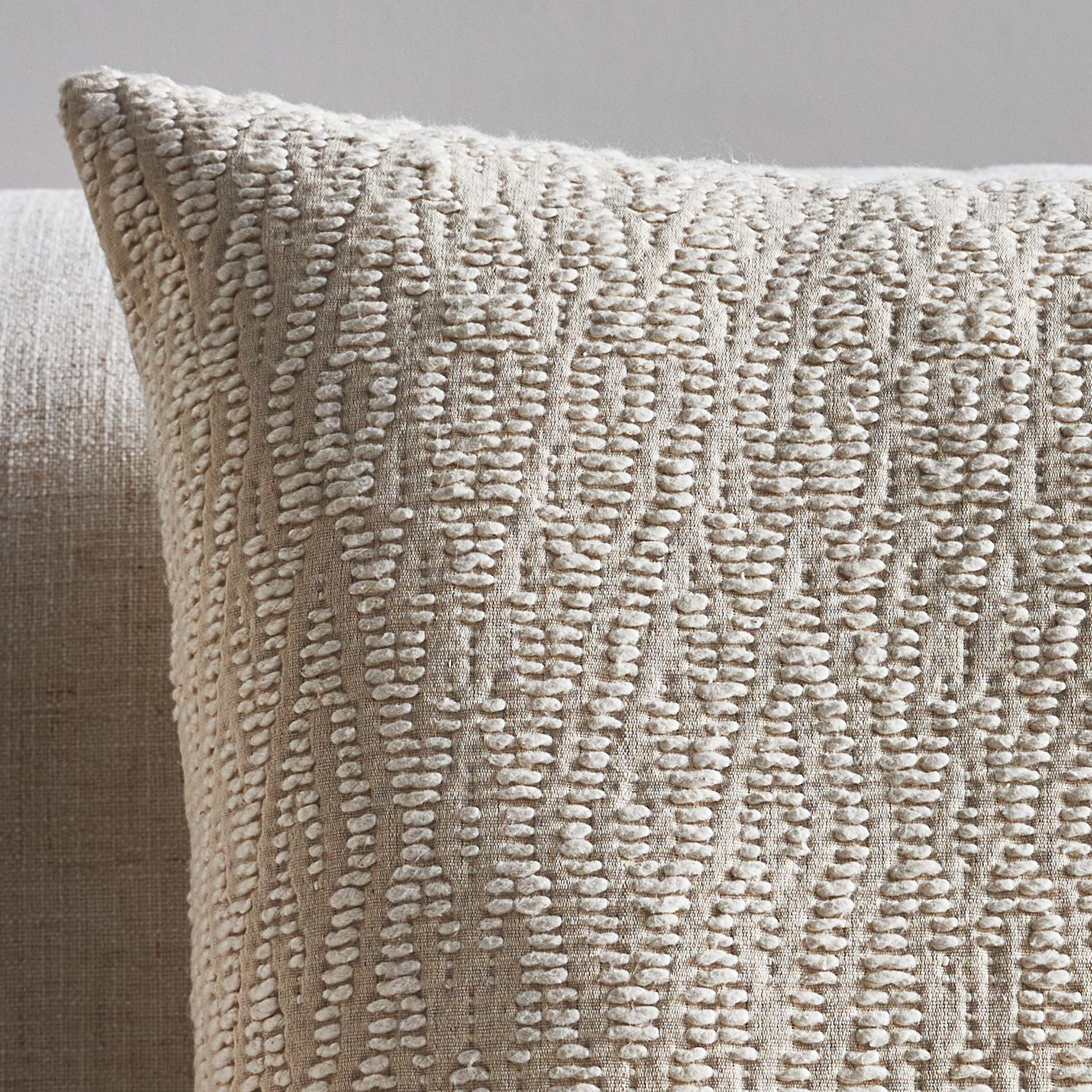 Kyra Embossed Filled Cushion - 50x50 cm-household-cushionsandthrows-filledcushions-decorativecushions-image-2