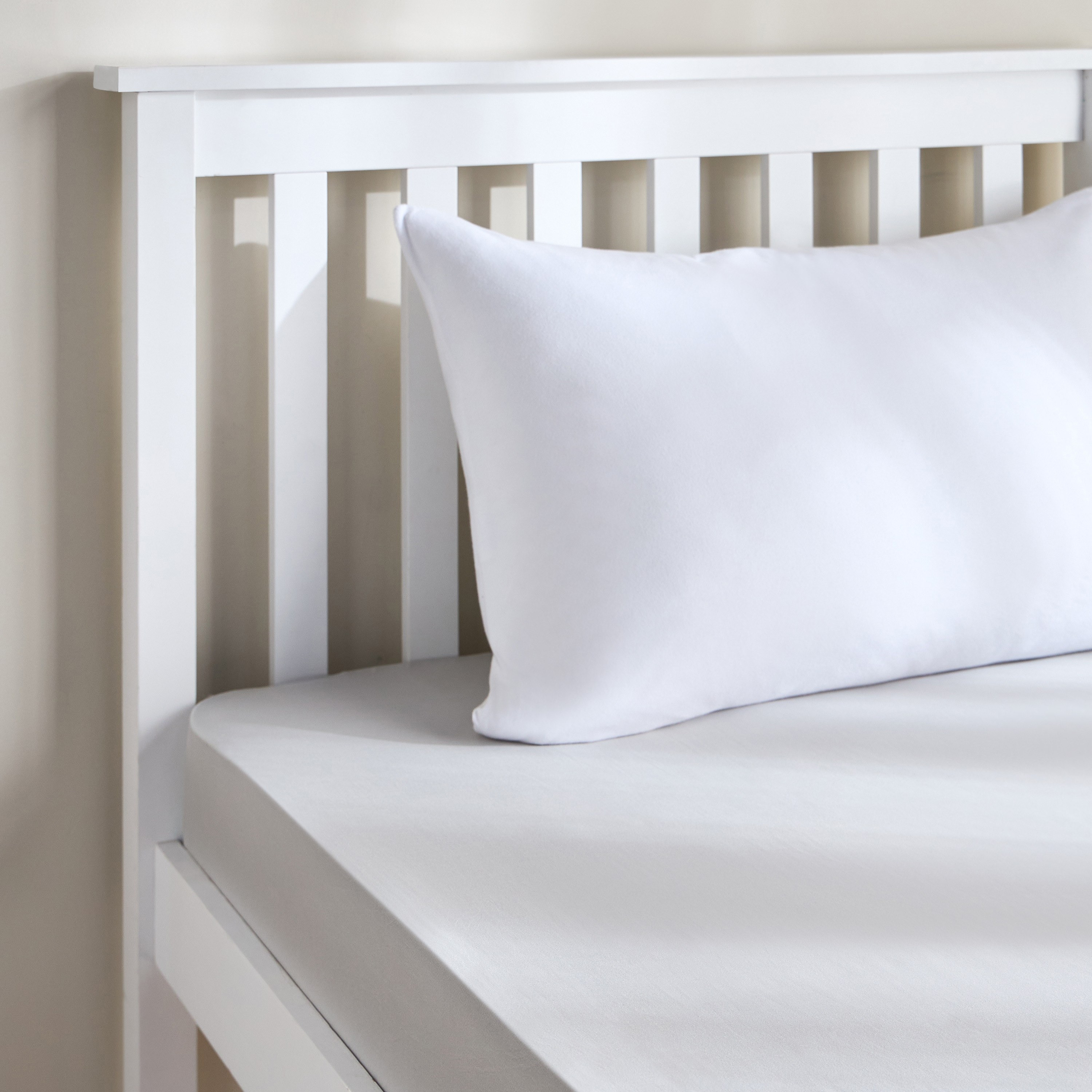 Naturova Cotton 300 Thread Count Full Fitted Sheet - 120x200 cm-babyandkids-beddingandwindows-bedding-fittedandflatsheets-image-2