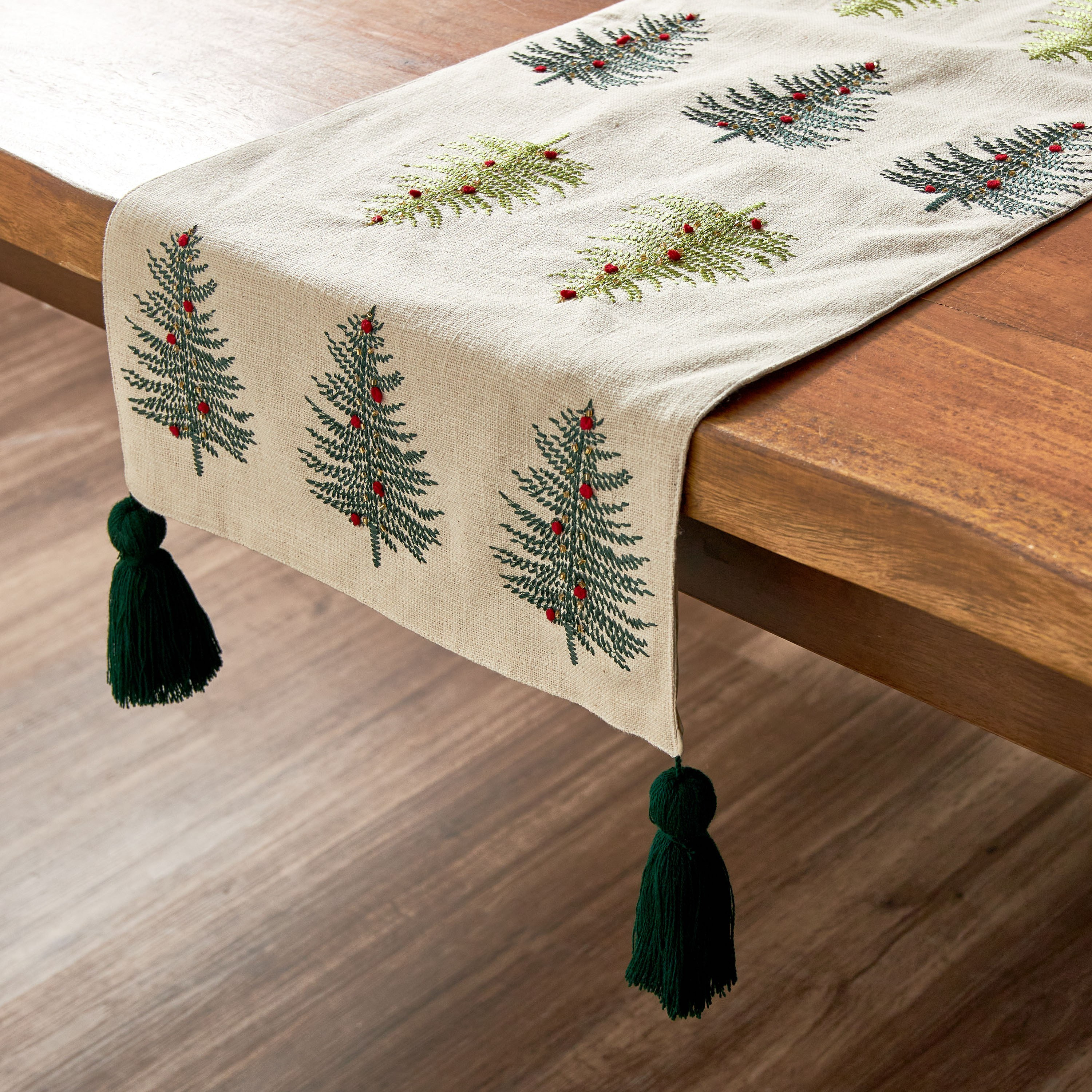 مفرش طاولة - فورست بيرل - 33x180 سم-household-christmas-decorandtableware-tableware-image-2