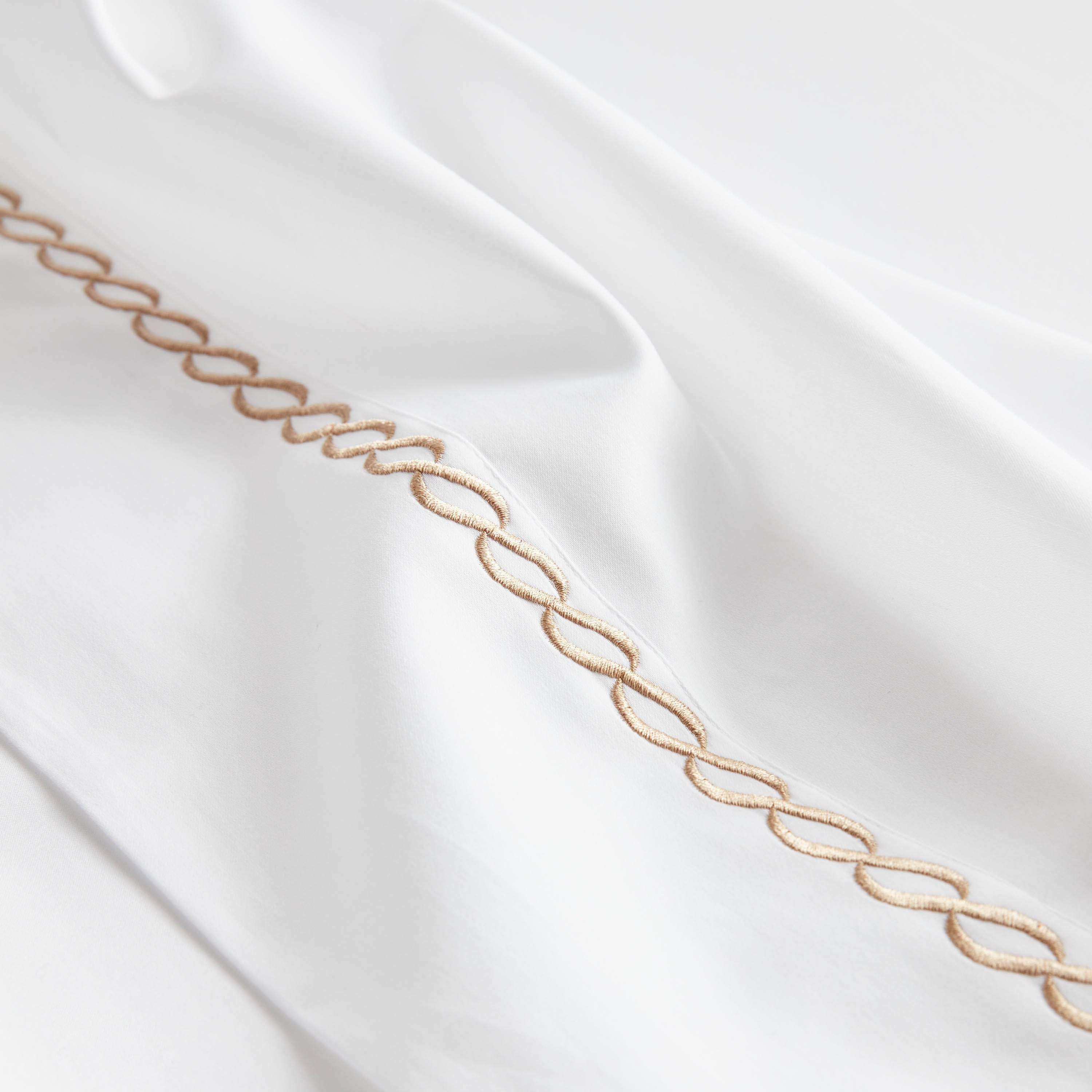 Wave Egyptian Cotton Sateen 400 Thread Count Super King Flat Sheet - 260x270 cm-household-bedding-sheetsandpillowcases-flatsheets-image-3