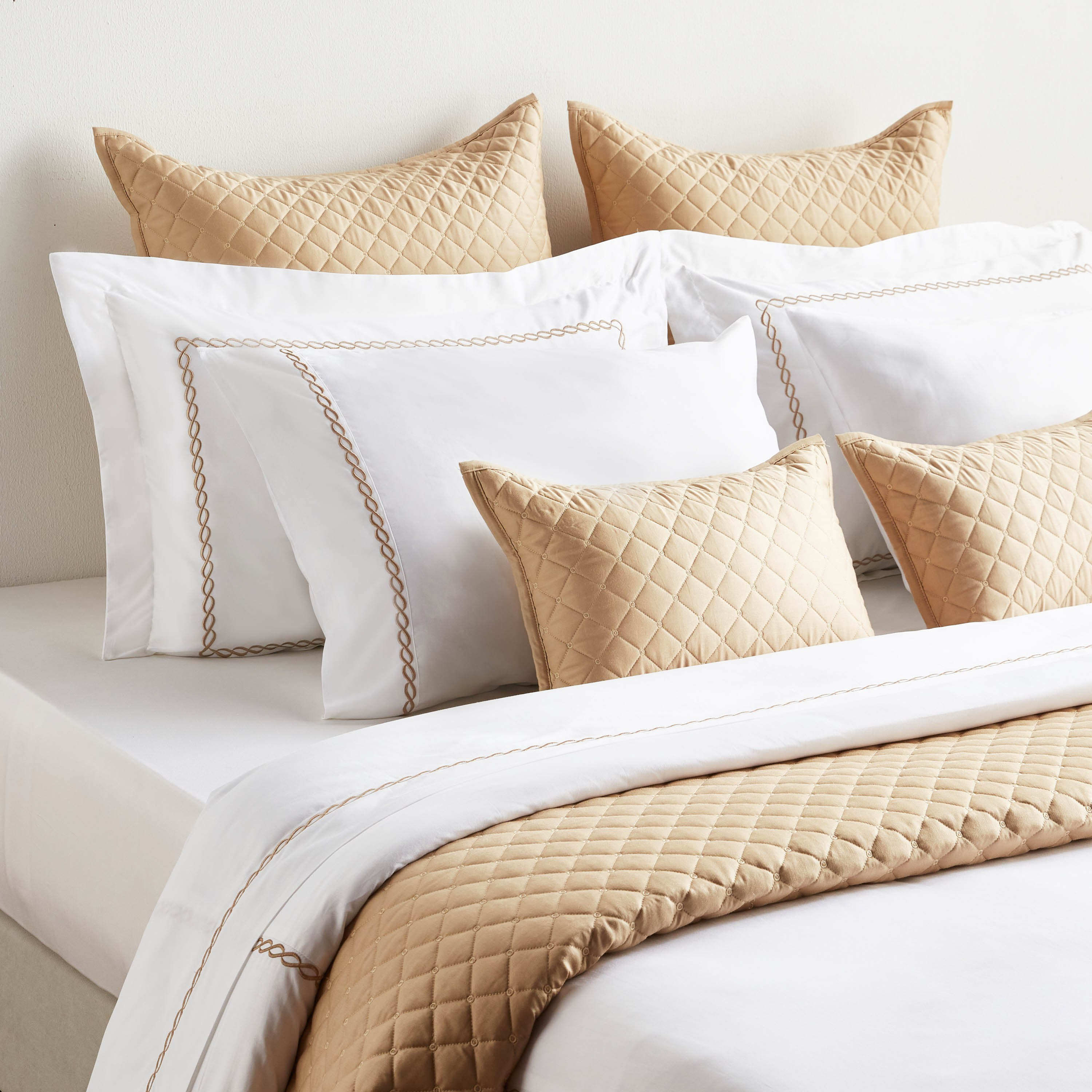Wave Egyptian Cotton Sateen 400 Thread Count Super King Flat Sheet - 260x270 cm-household-bedding-sheetsandpillowcases-flatsheets-image-4