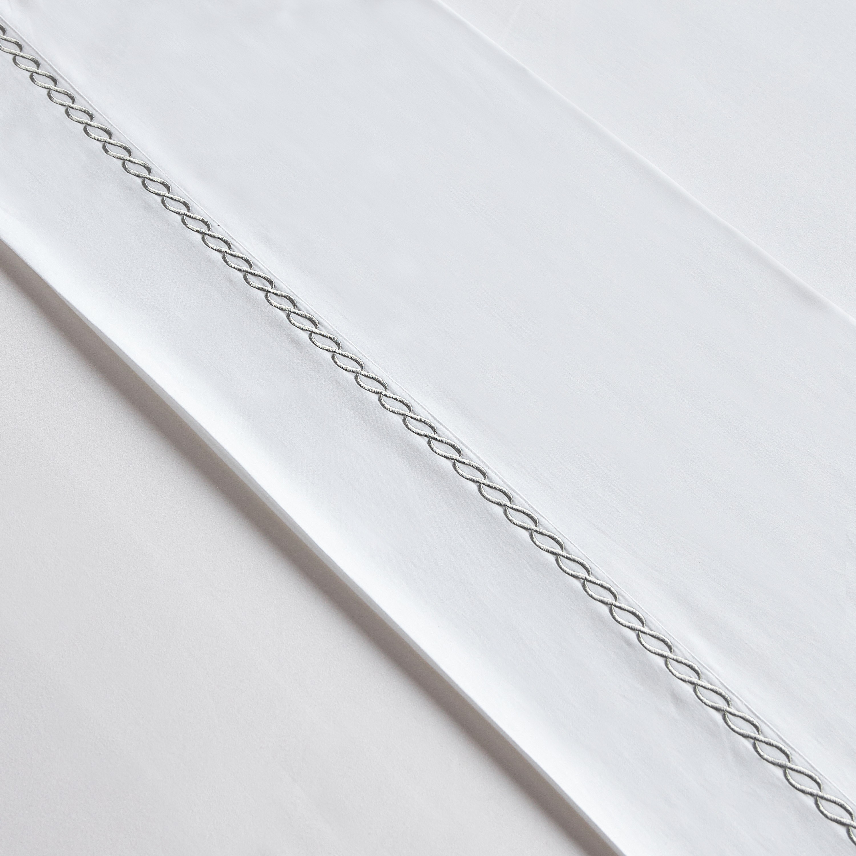 Wave Egyptian Cotton Sateen 400 Thread Count Super King Flat Sheet - 260x270 cm-household-bedding-sheetsandpillowcases-flatsheets-image-2