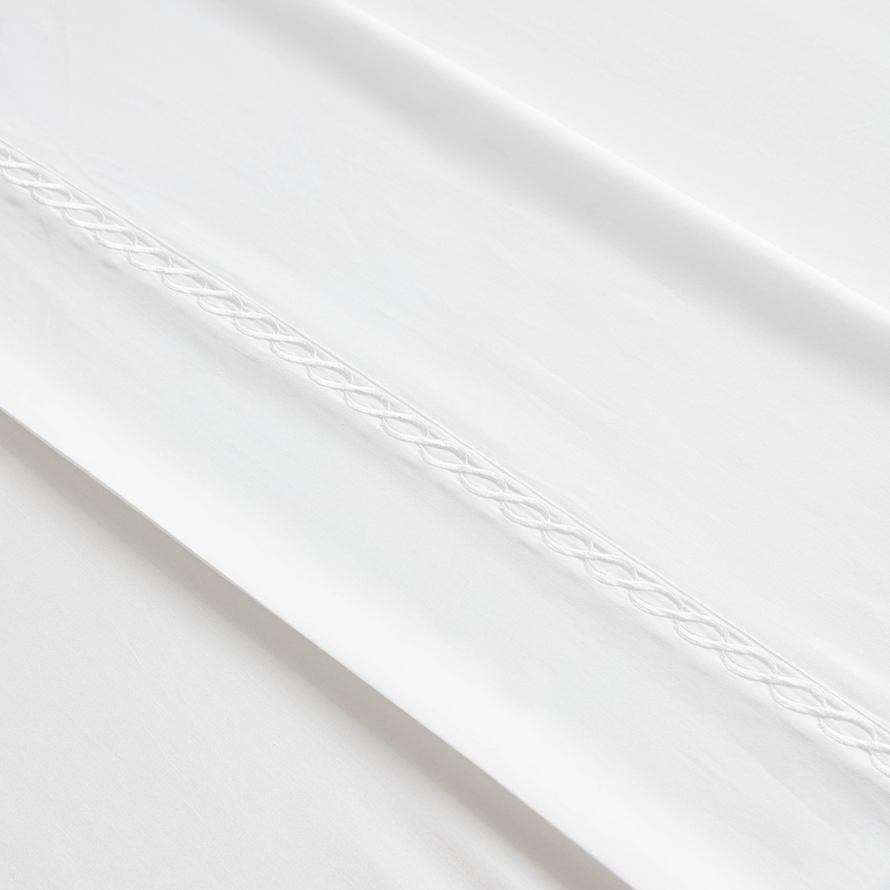 Wave Egyptian Cotton Sateen 400 Thread Count Super King Flat Sheet - 260x270 cm-household-bedding-sheetsandpillowcases-flatsheets-image-2