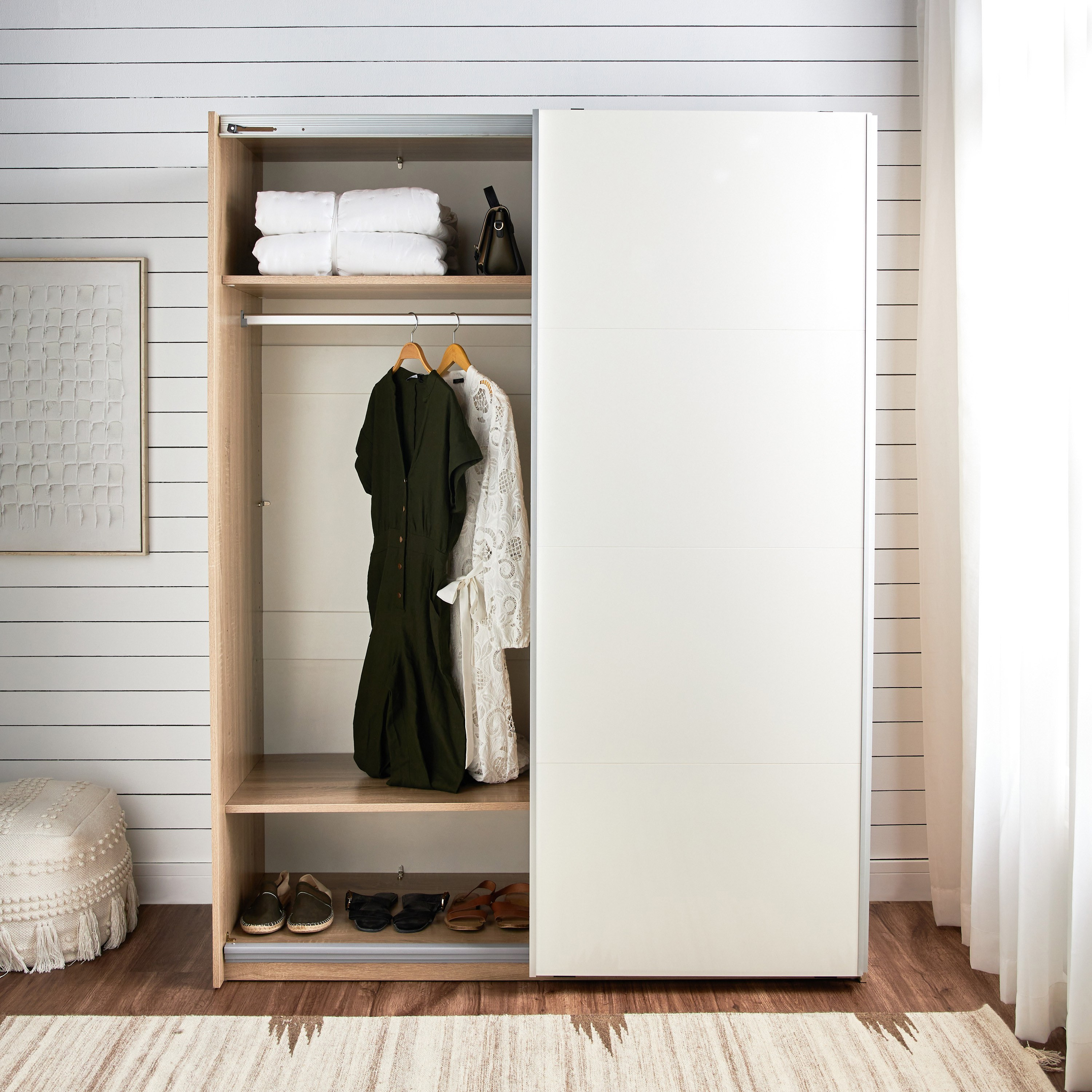 Shop Venice 2-Door Sliding Wardrobe | Home Centre UAE