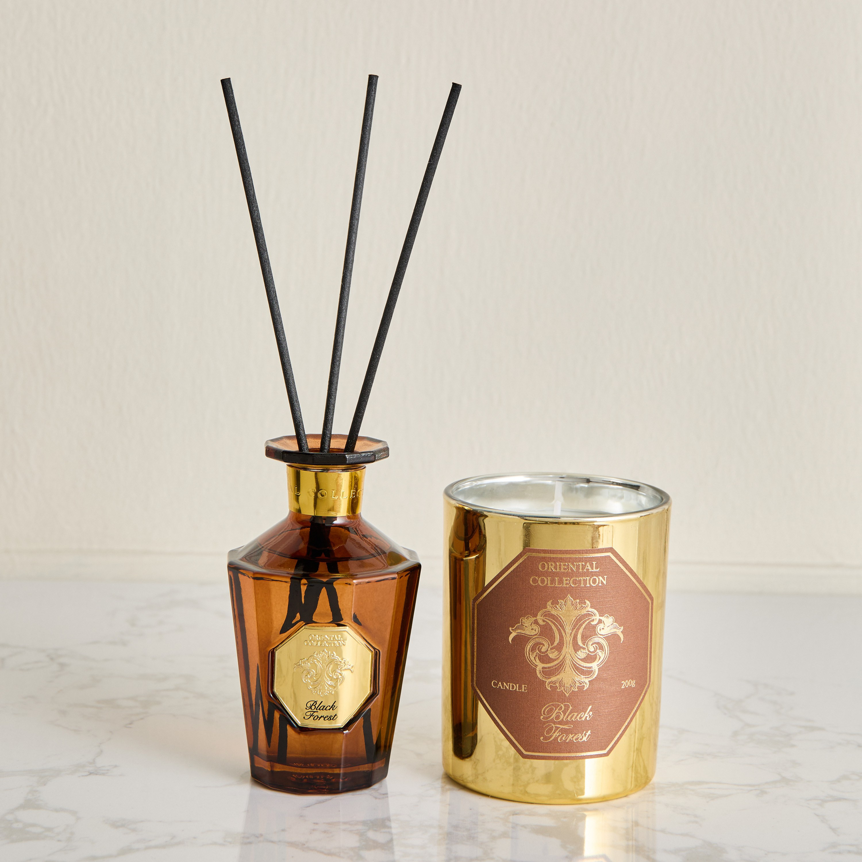 Oriental Black Forest Scented Candle and Reed Diffuser Gift Set-household-giftingaccessories-giftings-image-1