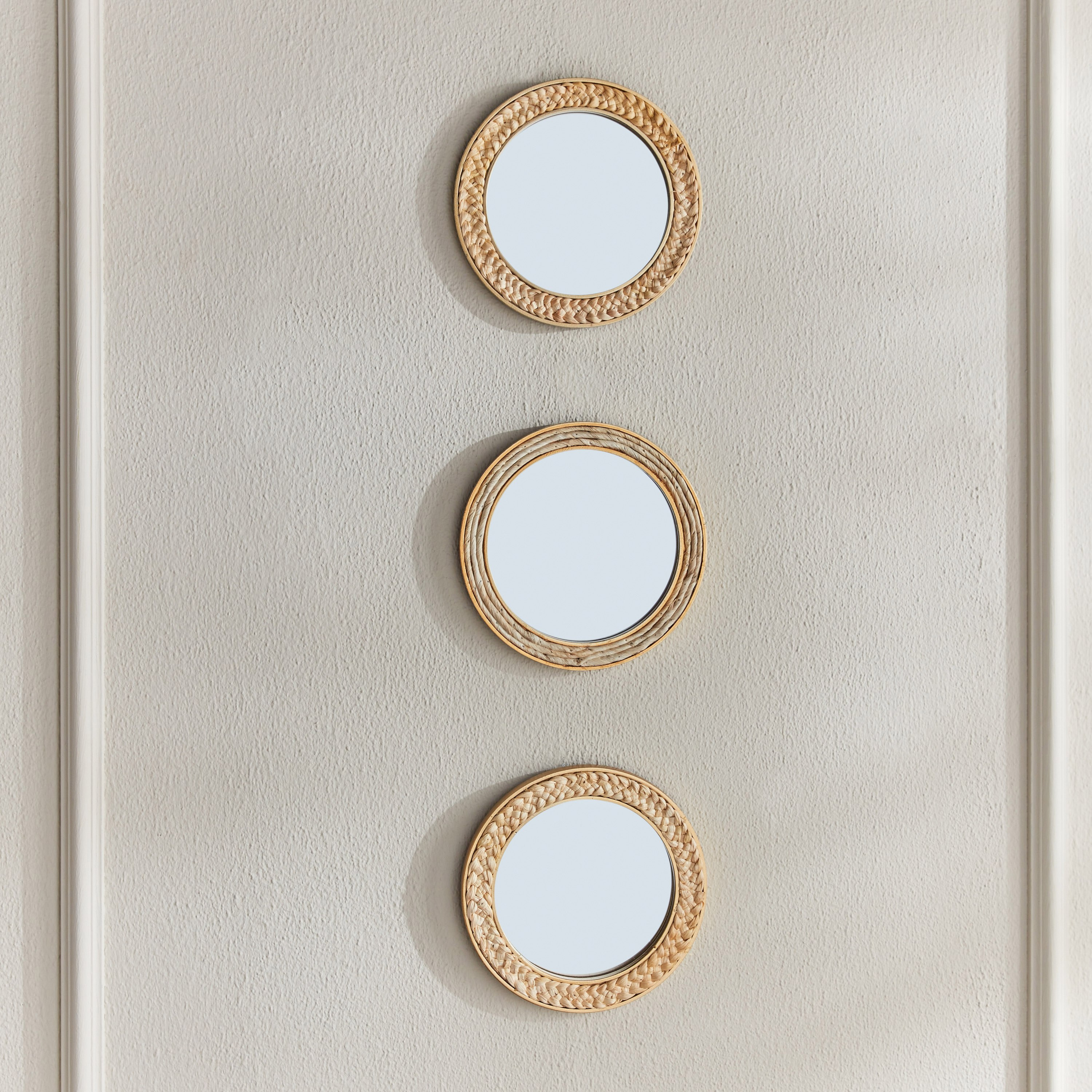Brunon Mirrored Wall Accent - Set of 3-household-walldecorandmirrors-wallaccents-image-2