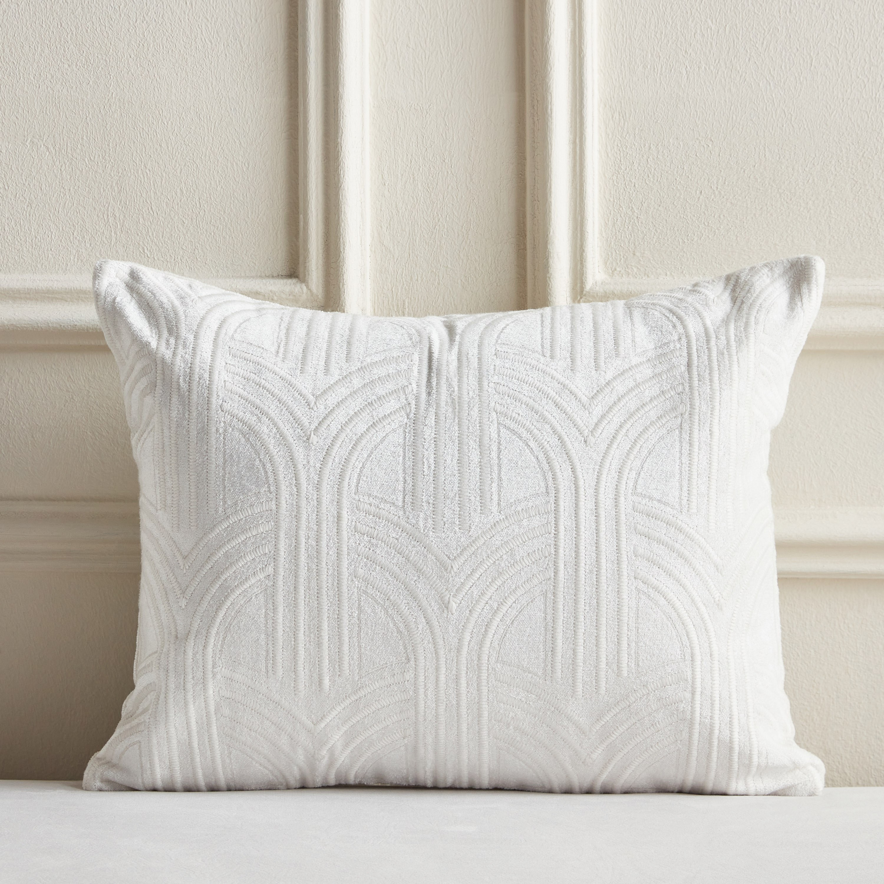 Arch Embroidered Cushion Cover - 30x45 cm-household-cushionsandthrows-cushioncovers-image-1