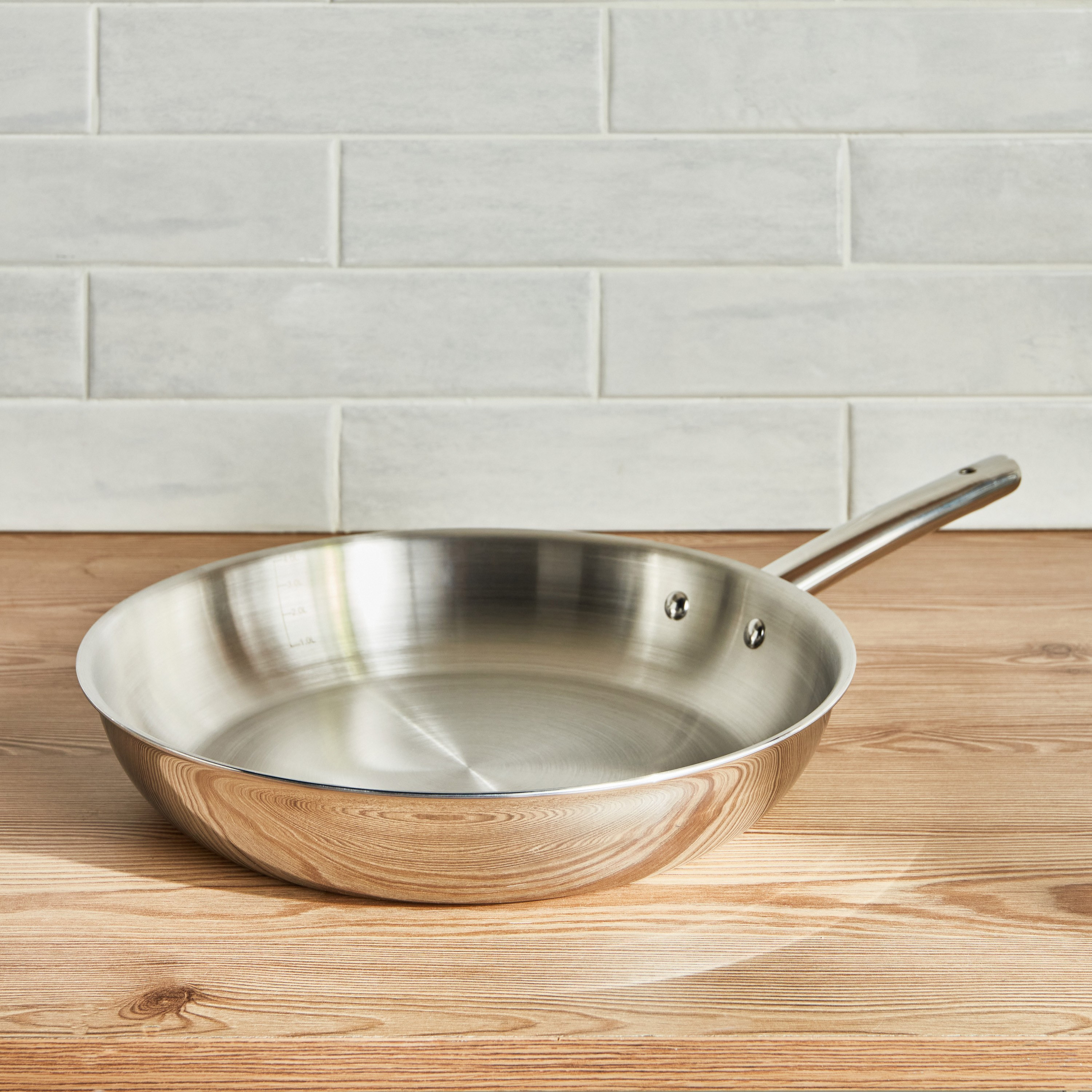 Argent Tripro Tri-Ply Stainless Steel Induction Base Fry Pan - 32 cm-household-kitchen-cookware-potsandpans-image-1