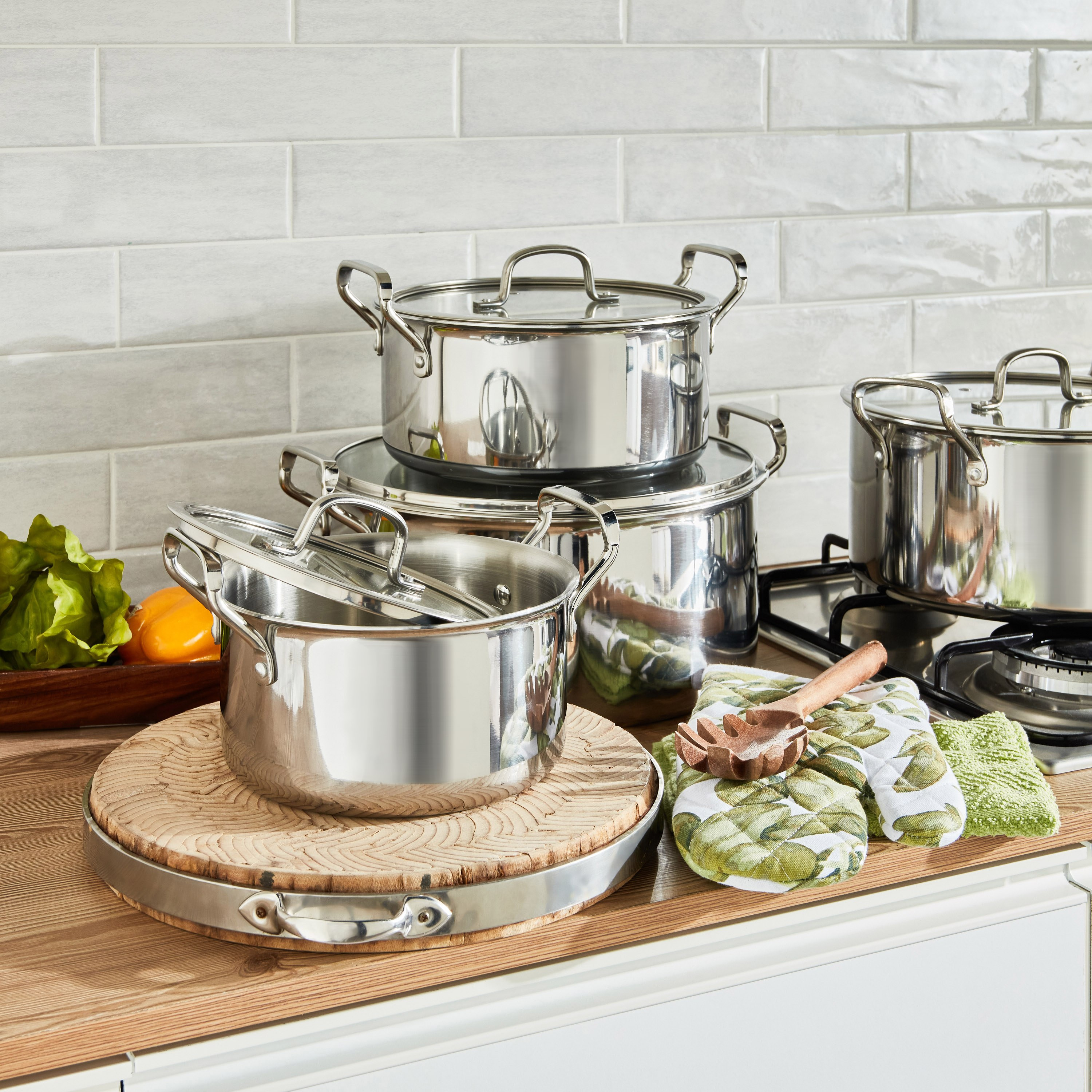 Argent Tripro Tri-Ply Stainless Steel Induction Base Casserole - 20 cm-household-kitchen-cookware-potsandpans-image-3