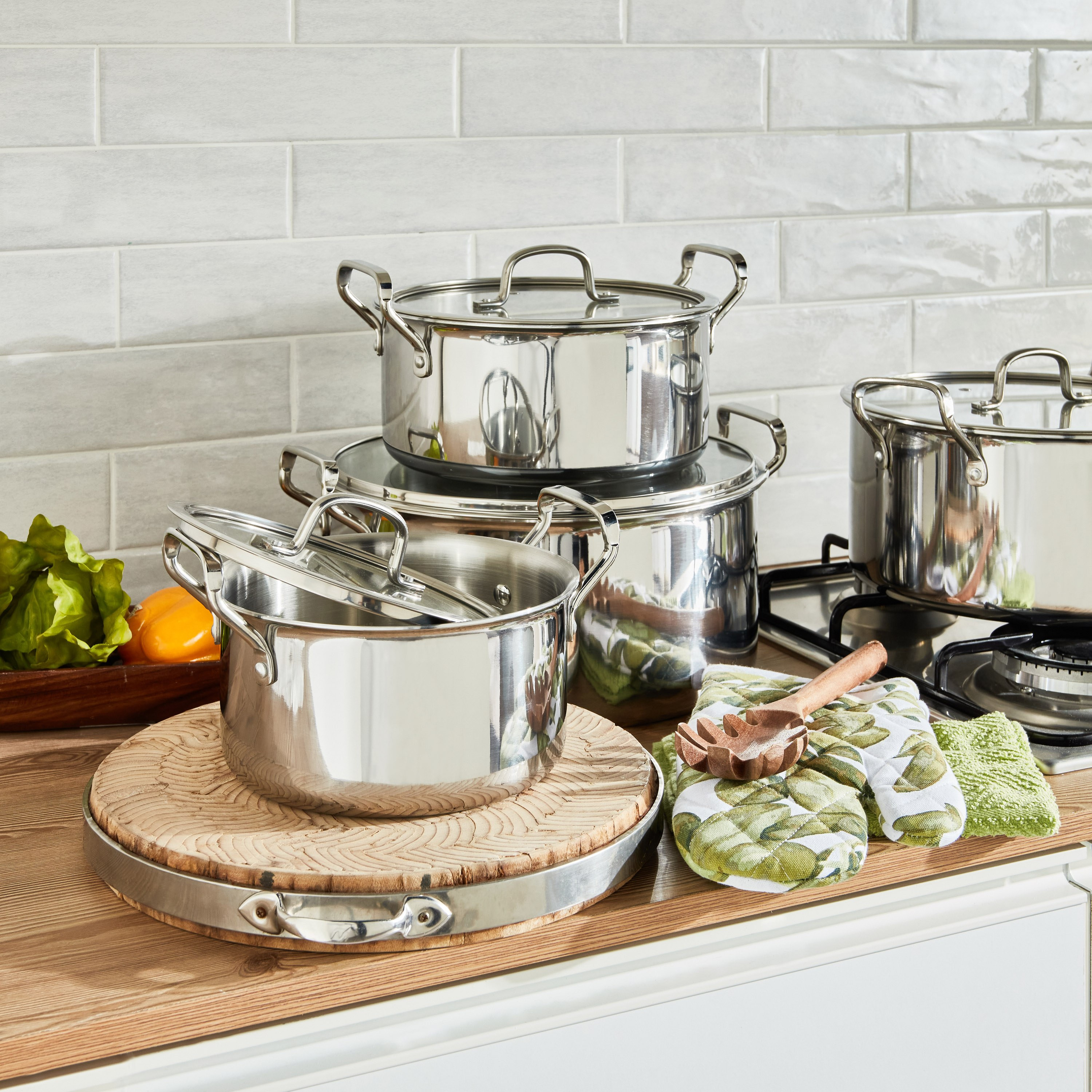 Argent Tripro Tri-Ply Stainless Steel Induction Base Casserole - 24 cm-household-kitchen-cookware-potsandpans-image-3