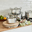 Argent Tripro Tri-Ply Stainless Steel Induction Base Casserole - 24 cm-household-kitchen-cookware-potsandpans-image-3