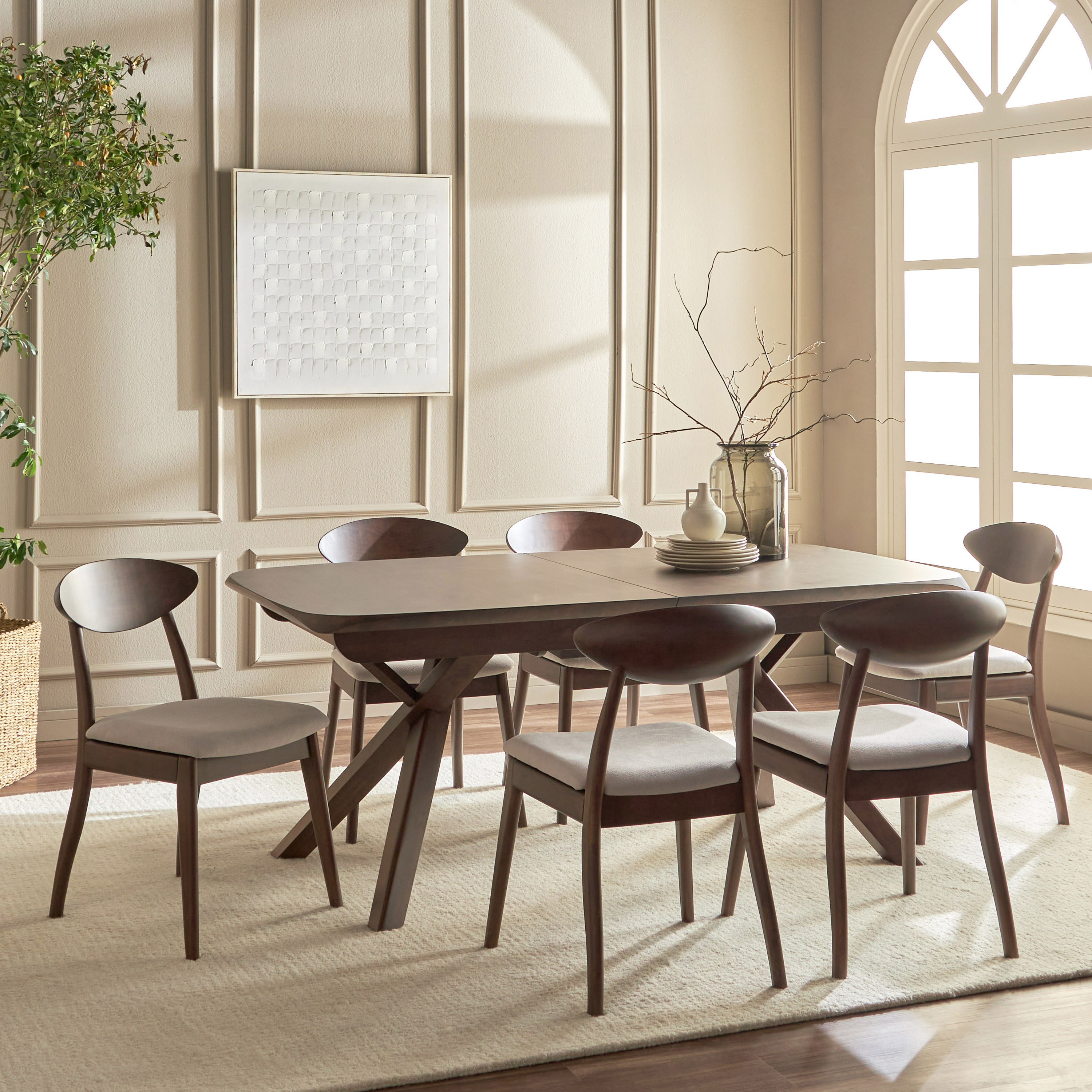 8 seater deals extending dining table