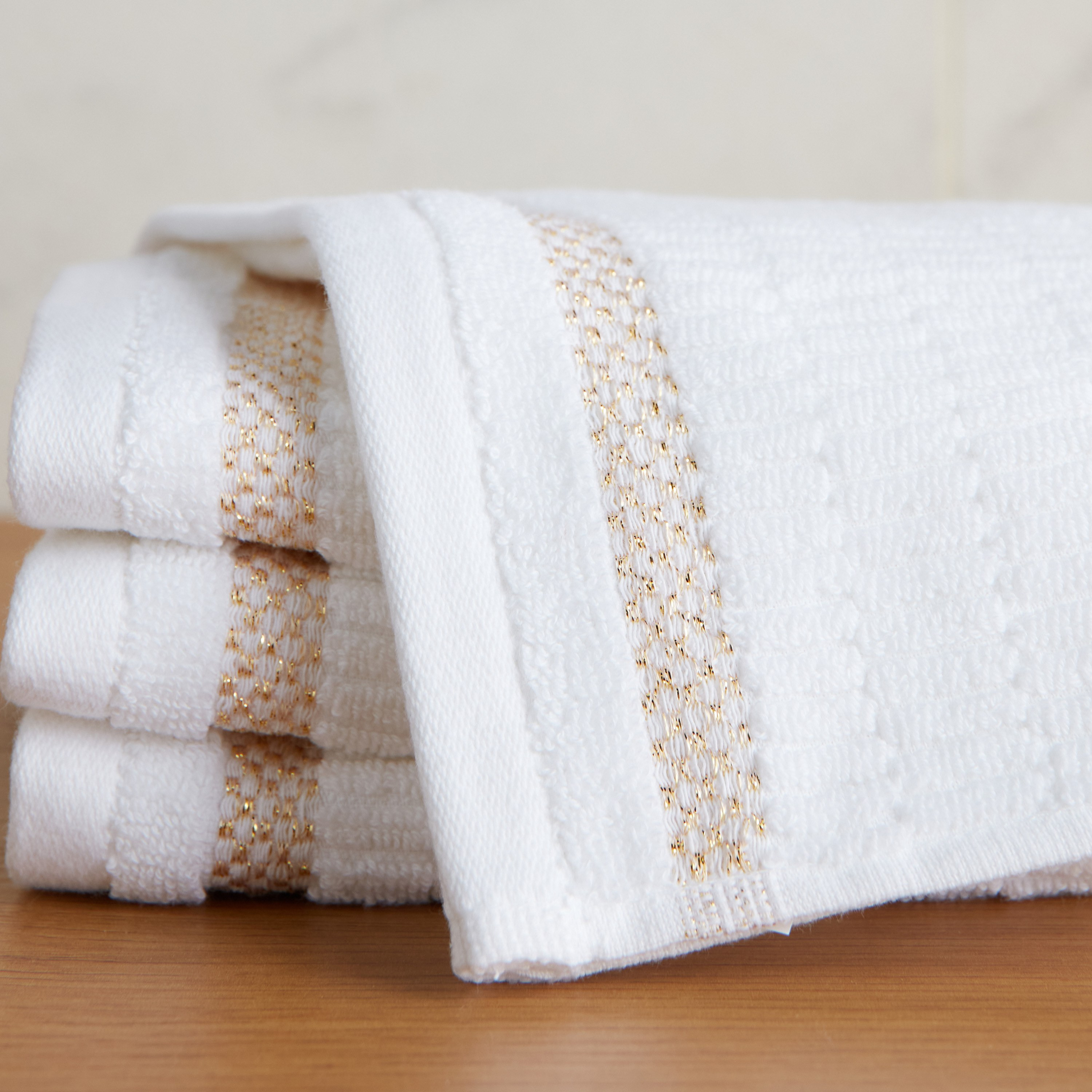 Antigua 600 GSM Turkish Cotton 4-Piece Fingertip Towel Set - 30x30 cm-household-bathandlaundry-bathlinen-towels-image-2