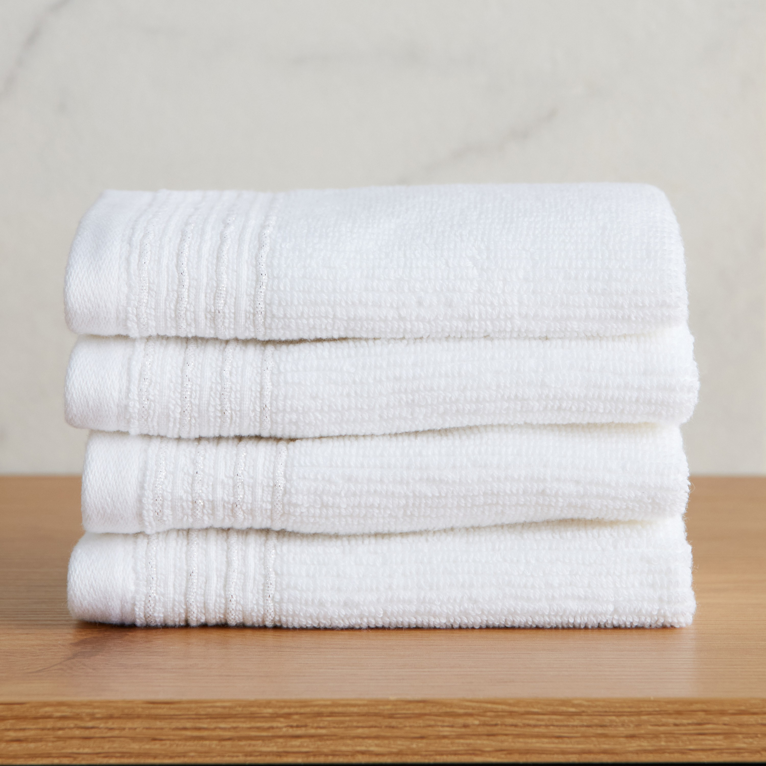 Crete 600 GSM Turkish Cotton 4-Piece Fingertip Towel Set - 30x30 cm-household-bathandlaundry-bathlinen-towels-image-1