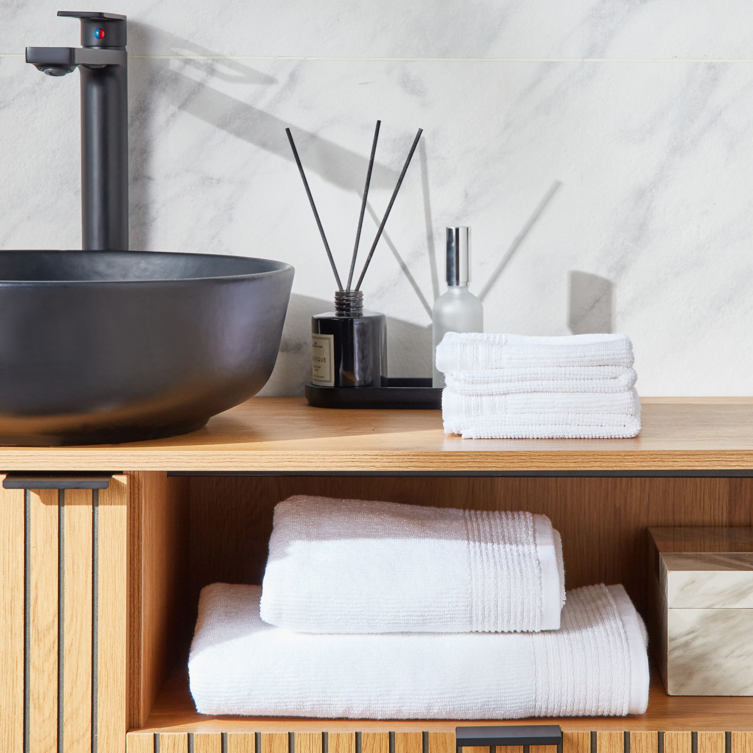 Crete 600 GSM Turkish Cotton 4-Piece Fingertip Towel Set - 30x30 cm-household-bathandlaundry-bathlinen-towels-image-4