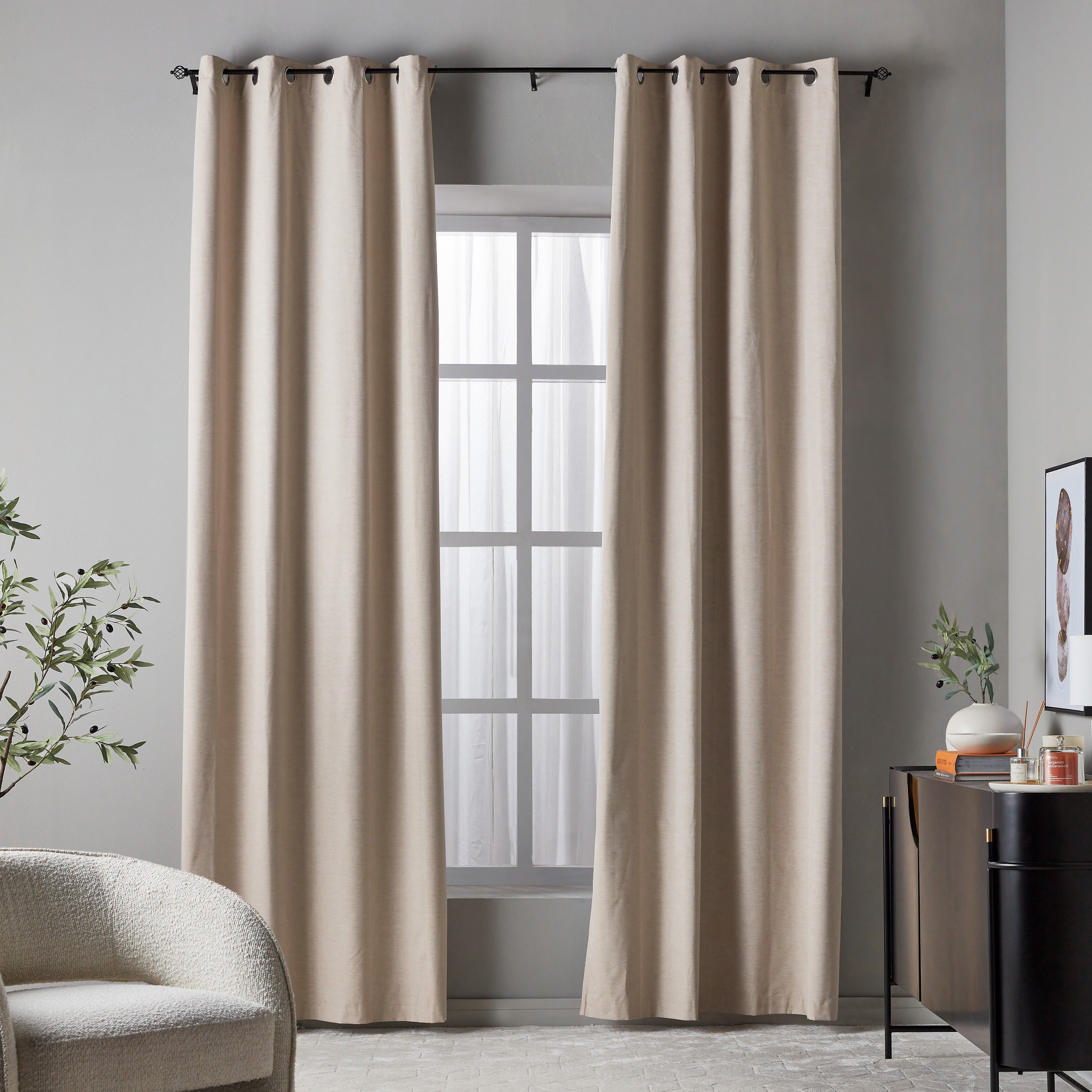 Barrett 2-Piece Blackout Curtain Set - 135x300 cm-household-windows-curtains-image-1