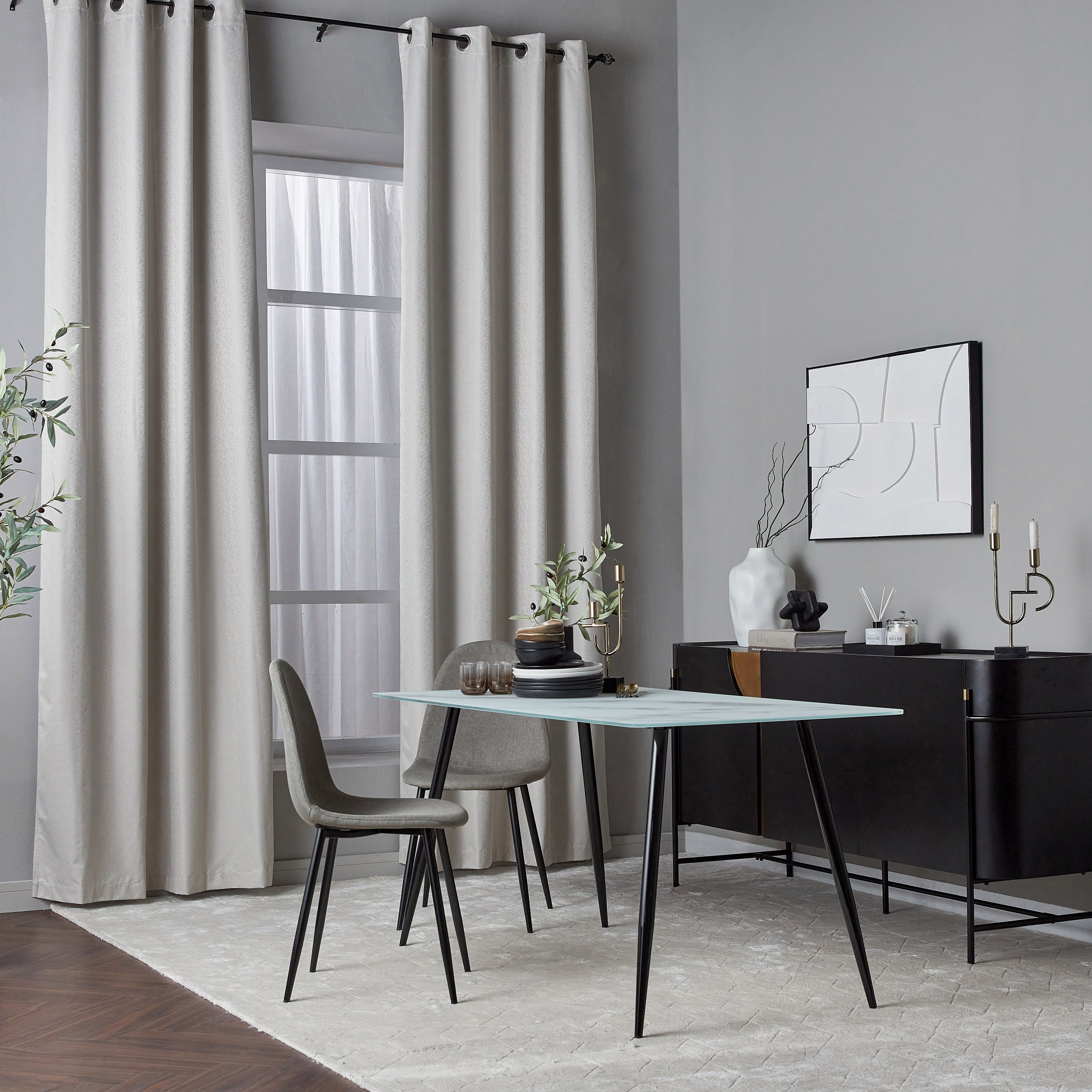 Gleam 2-Piece Blackout Curtain Set - 135x300 cm-household-windows-curtains-image-5