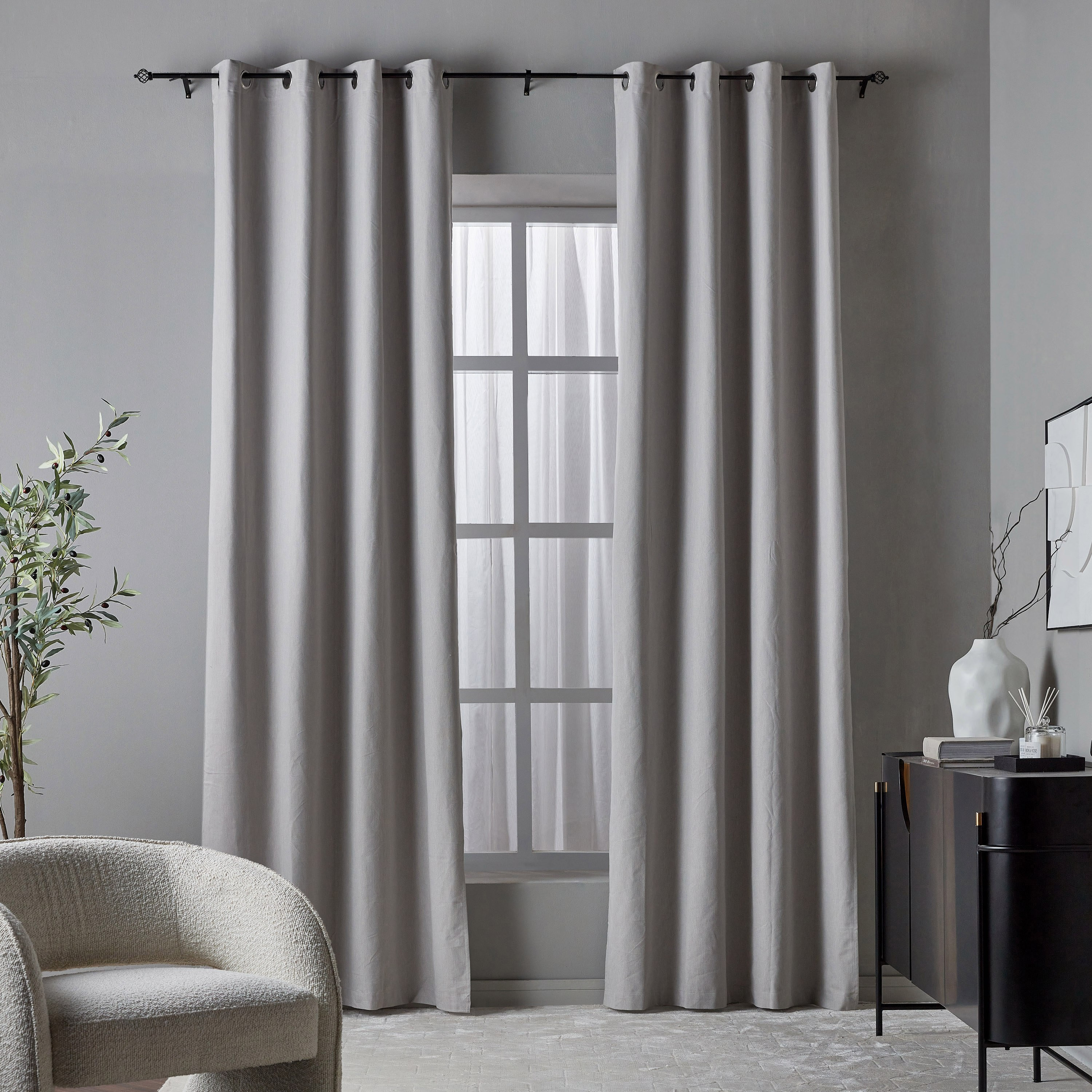 Monalisa 2-Piece Blackout Curtain Set - 135x300 cm-household-windows-curtains-image-1