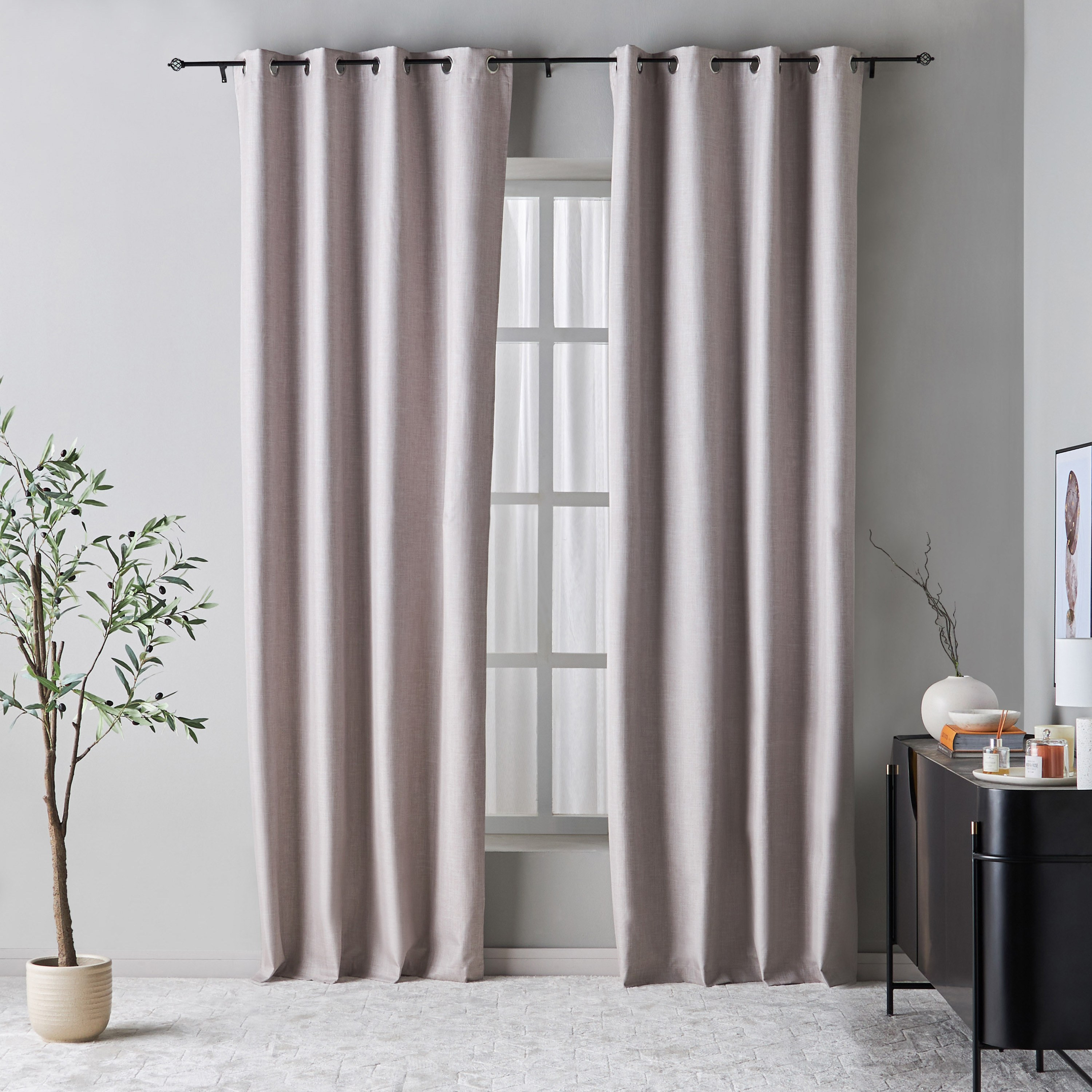 Palazzo 2-Piece Blackout Curtain Set - 135x300 cm-household-windows-curtains-image-1
