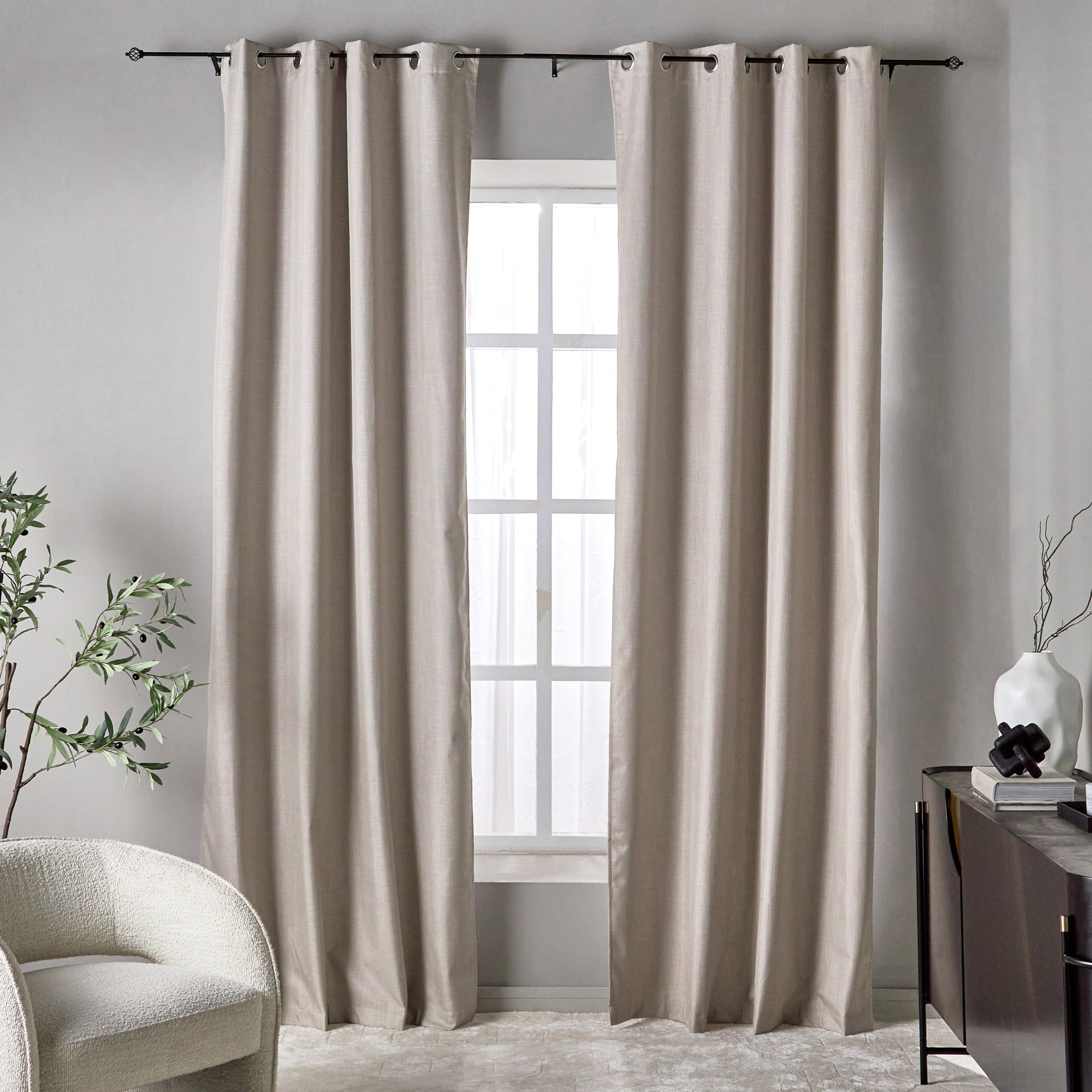 Palazzo 2-Piece Blackout Curtain Set - 135x300 cm-household-windows-curtains-image-1