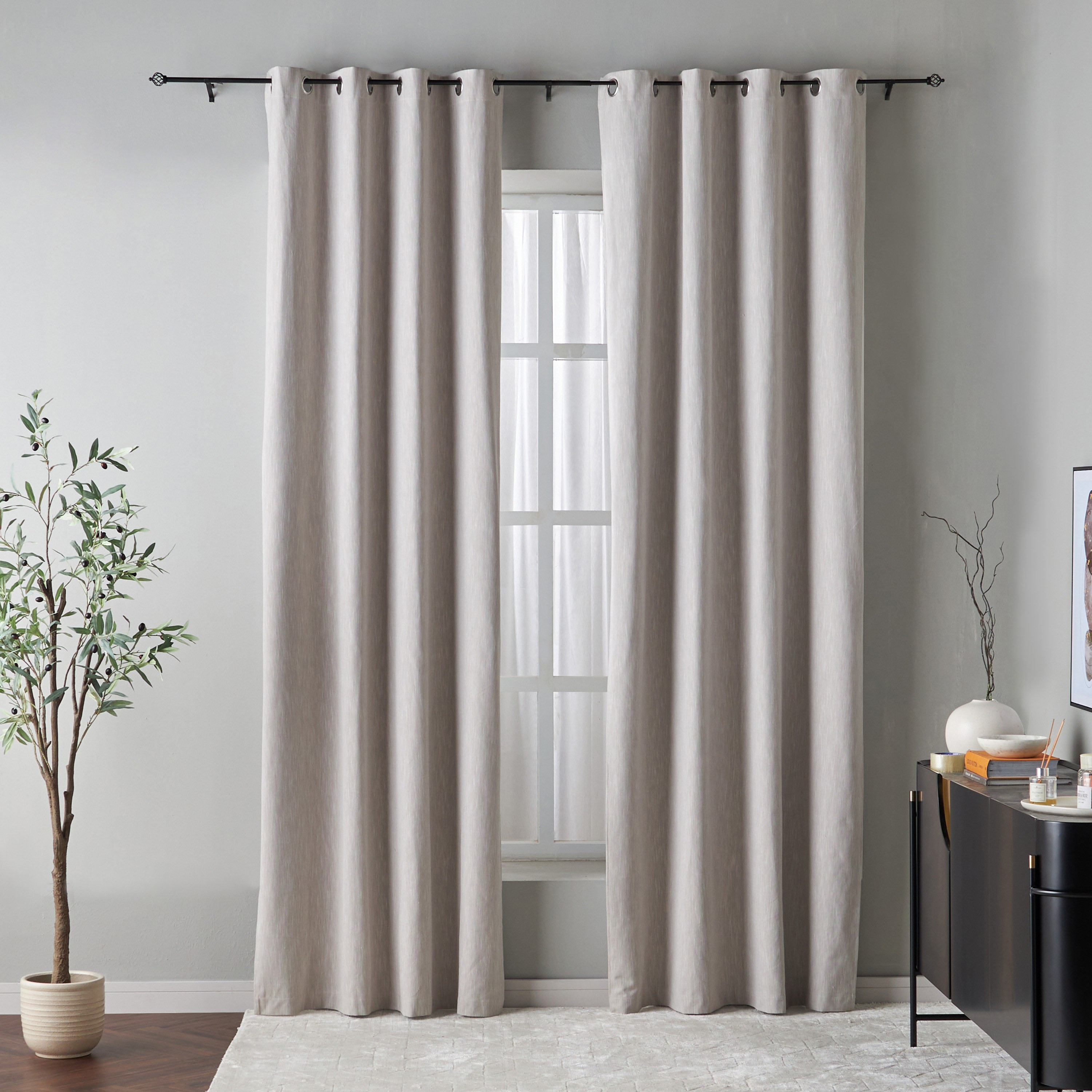 Regina 2-Piece Blackout Curtain Set - 135x300 cm-household-windows-curtains-image-1