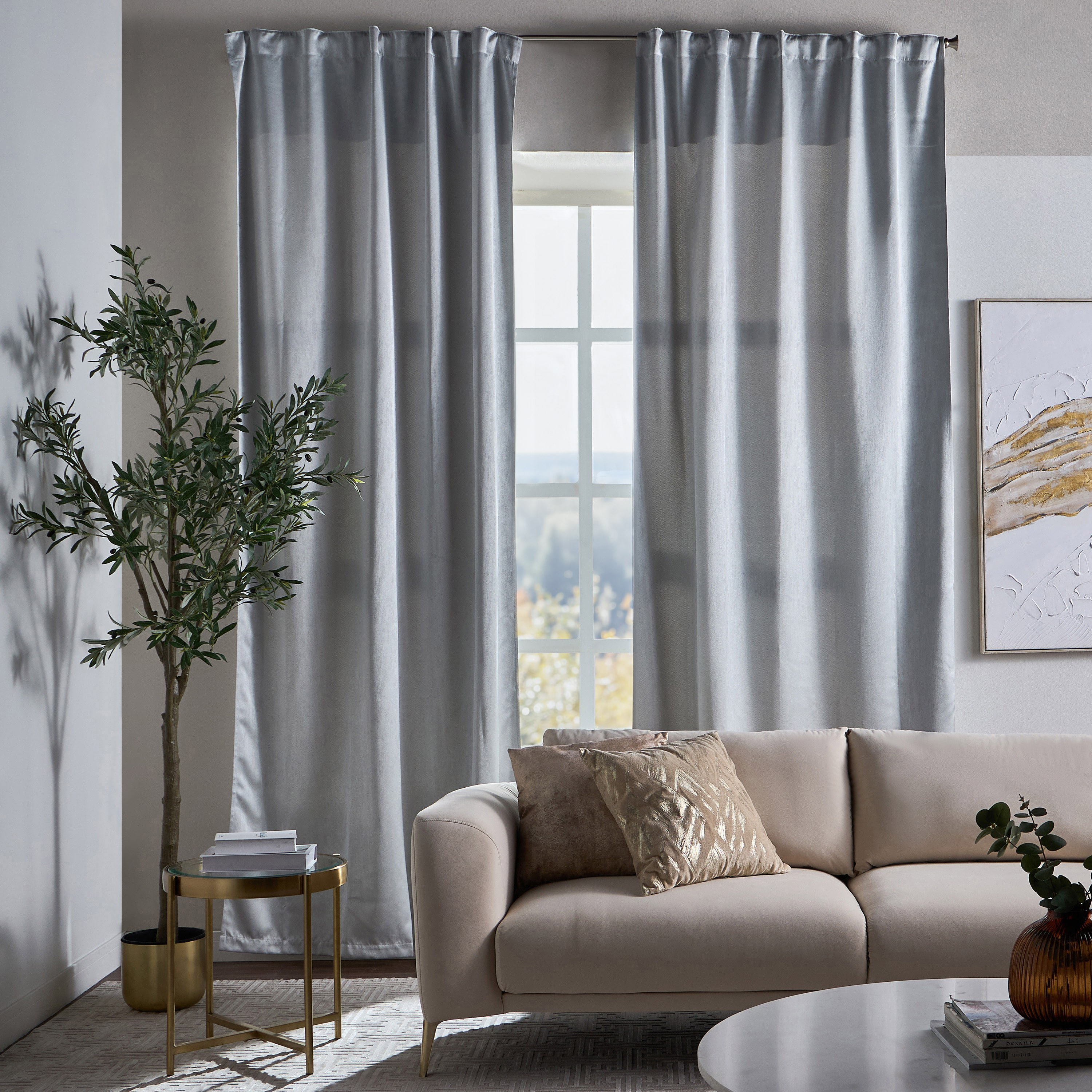 Stardust 2-Piece Curtain Set - 135x300 cm-household-windows-curtains-image-5