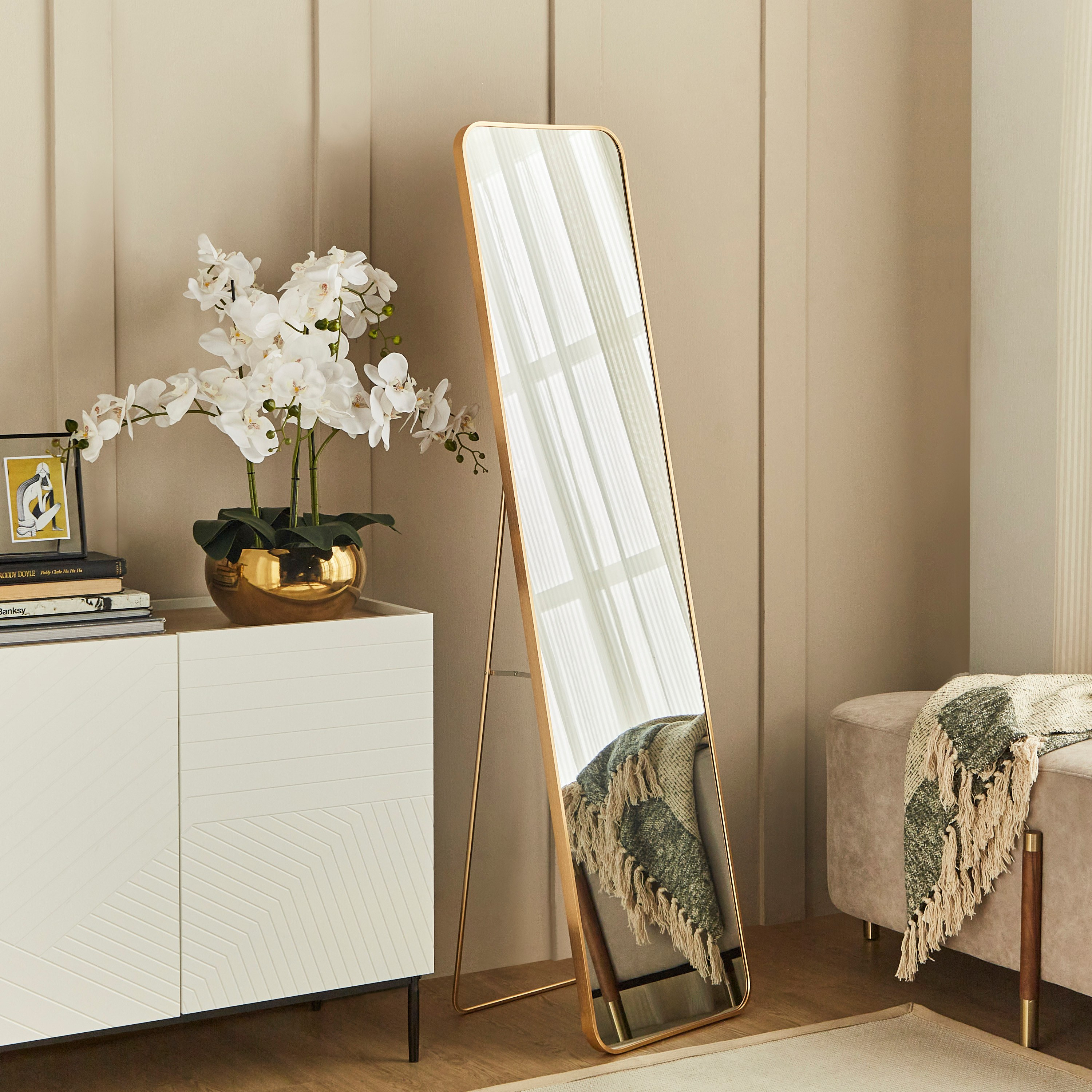 Shop Artemis Floor Mirror - 160x40 cm | Homecentre Oman